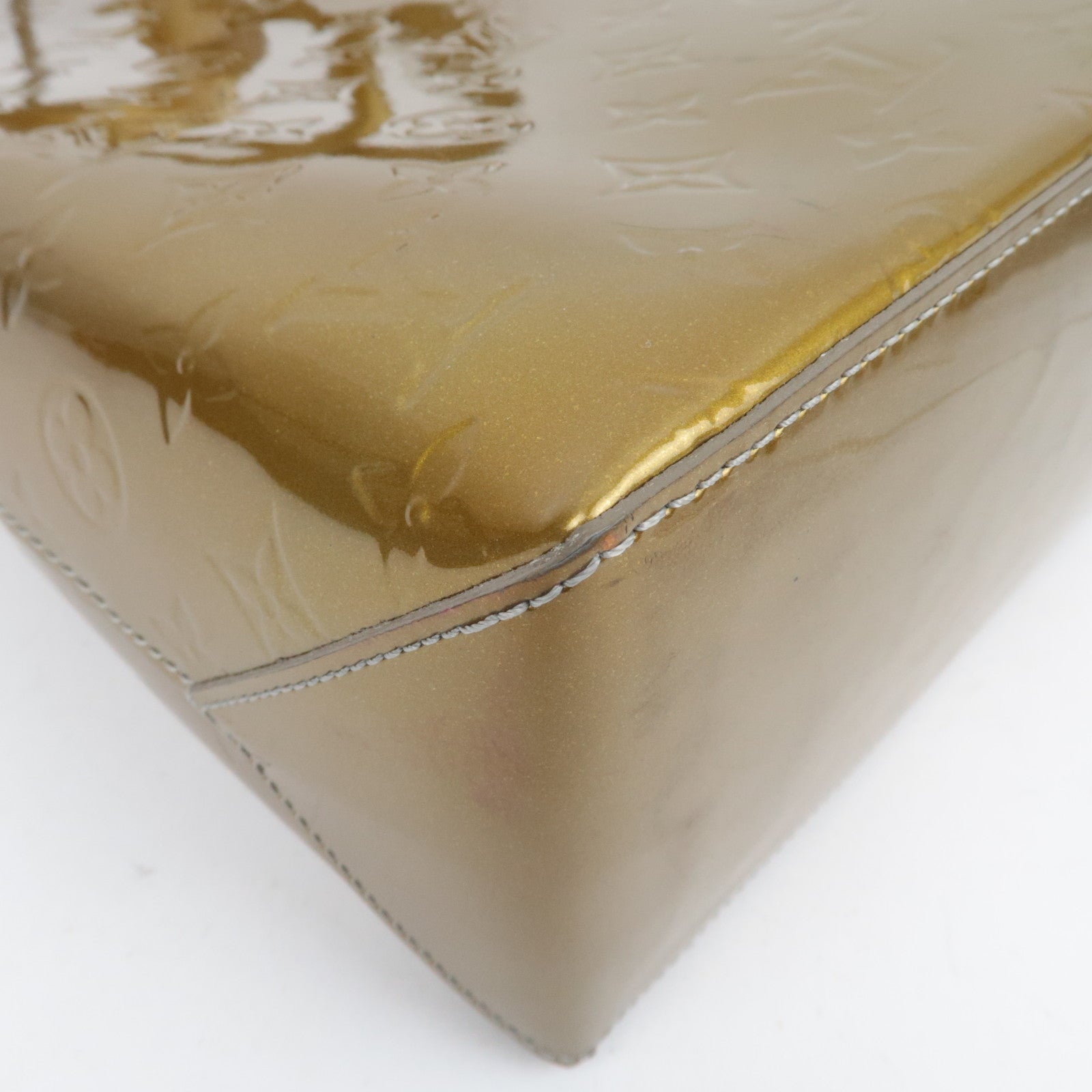 Louis Vuitton Monogram Vernis Wilshire MM Gris Art Deco M91648