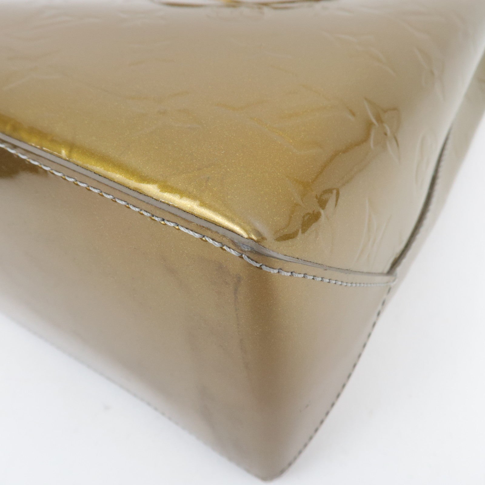 Louis Vuitton Monogram Vernis Wilshire MM Gris Art Deco M91648