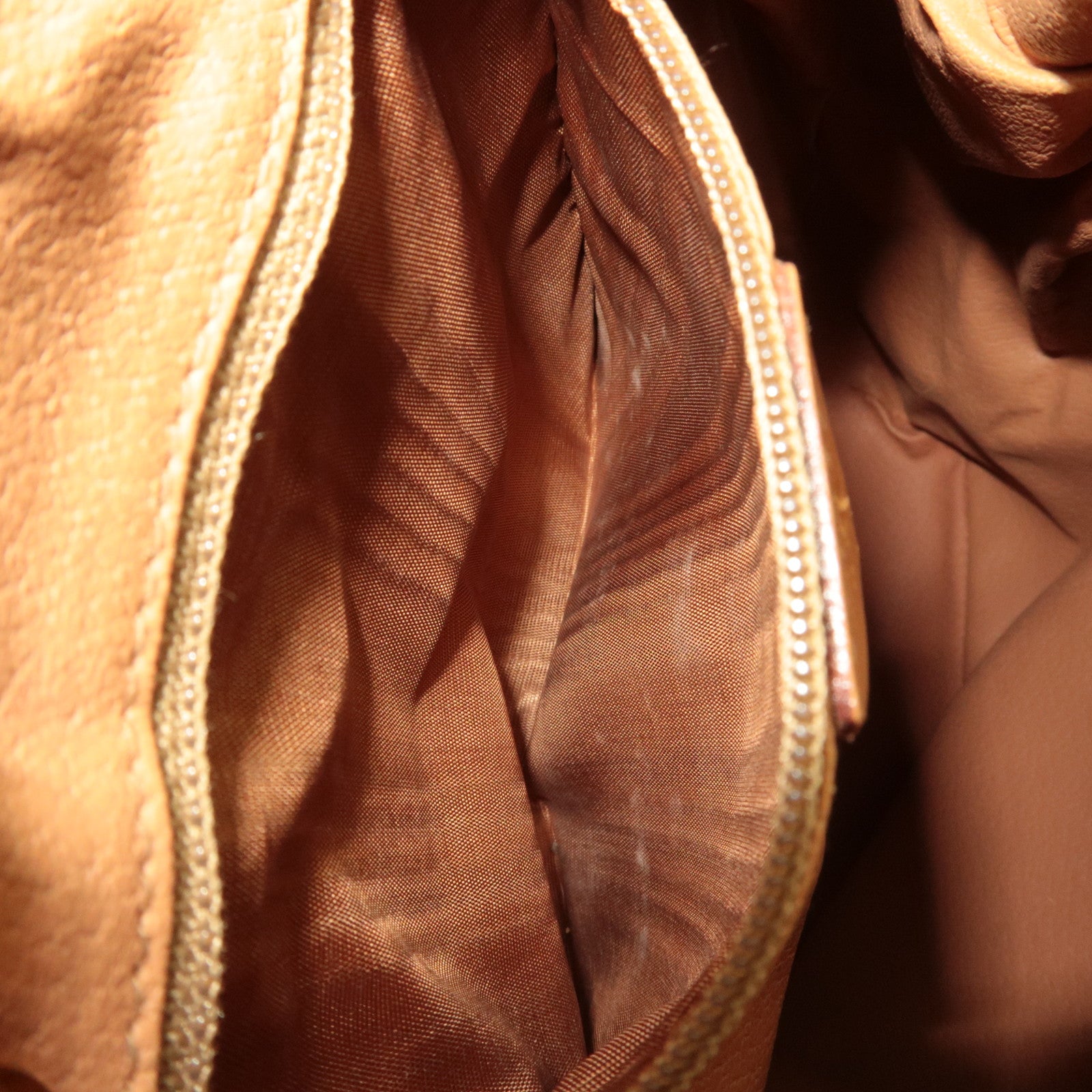 CELINE Macadam PVC Leather Backpack Brown