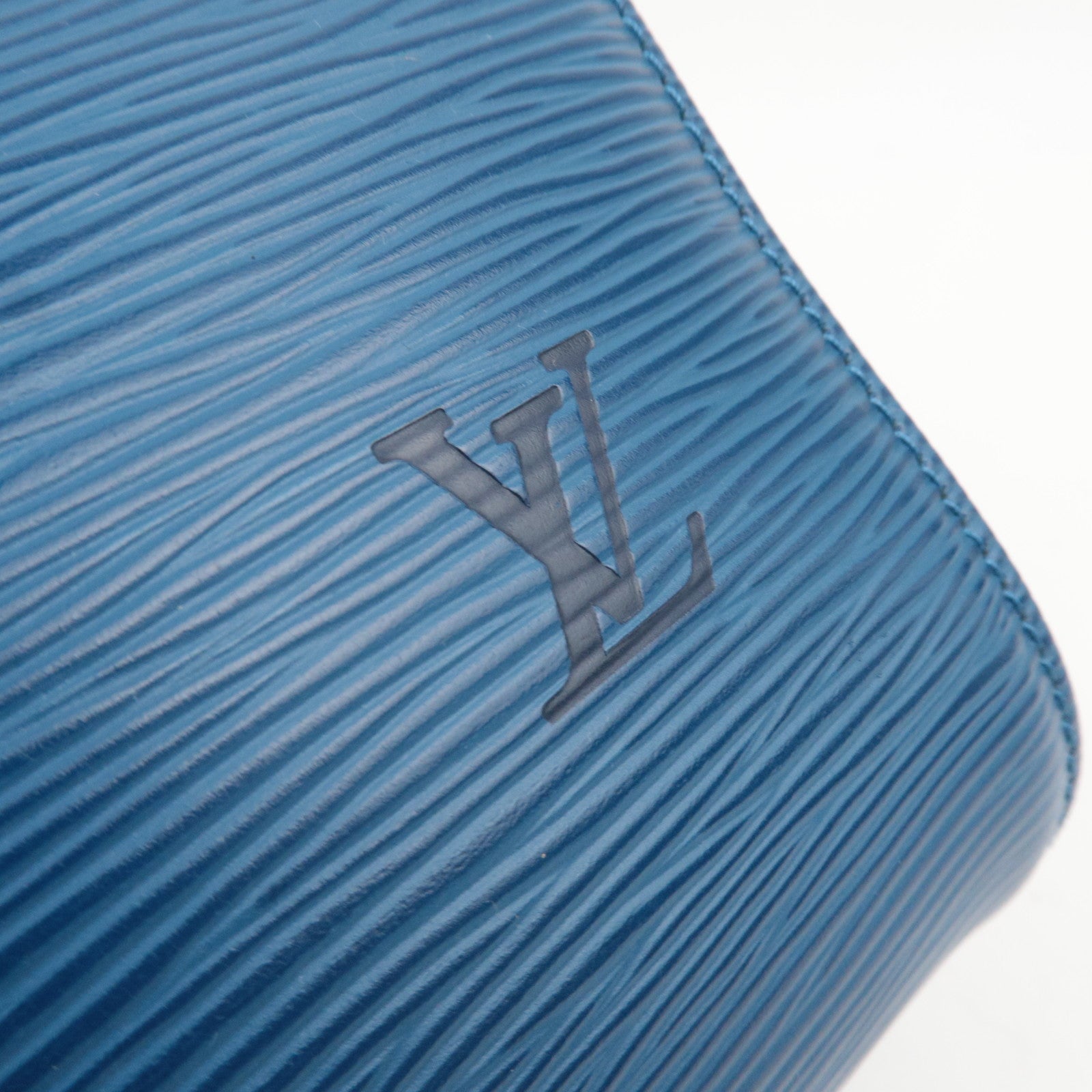 Louis Vuitton Epi Speedy 25 Handbag Toledo Blue M43015