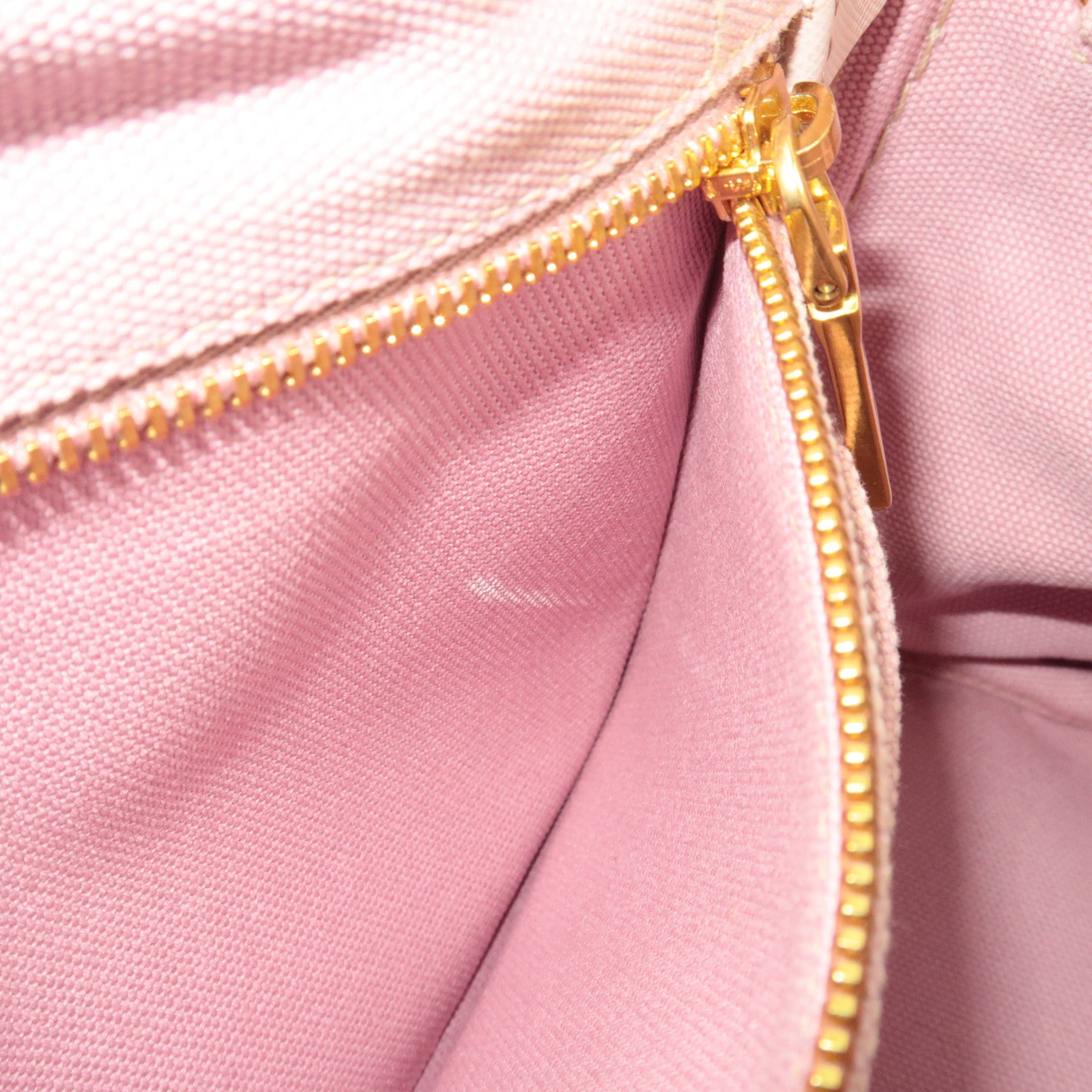PRADA Canapa Mini 2Way Canvas Tote Bag Pink 1BG439