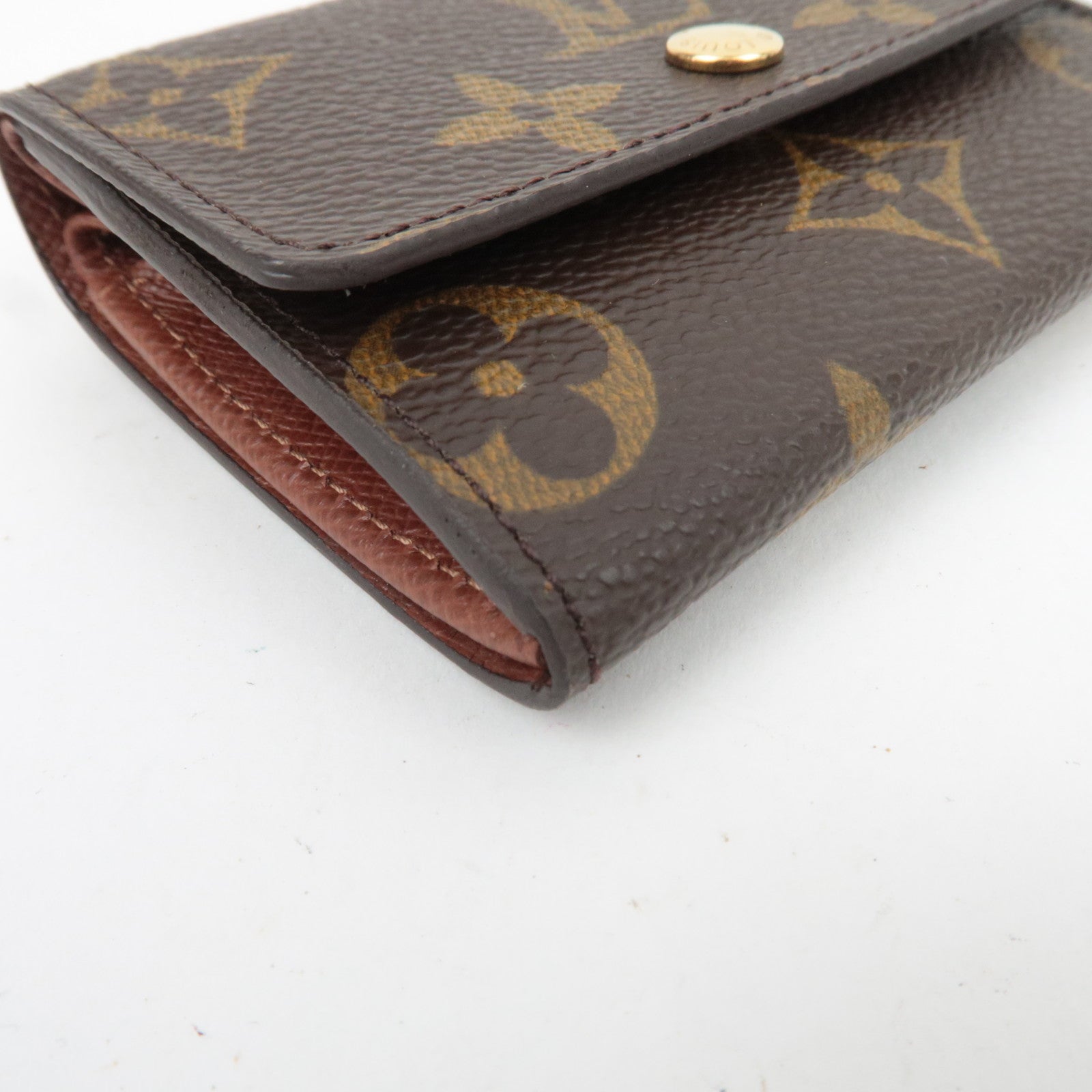 Louis Vuitton Monogram Porte Monnaie Plat Coin Purse M61930