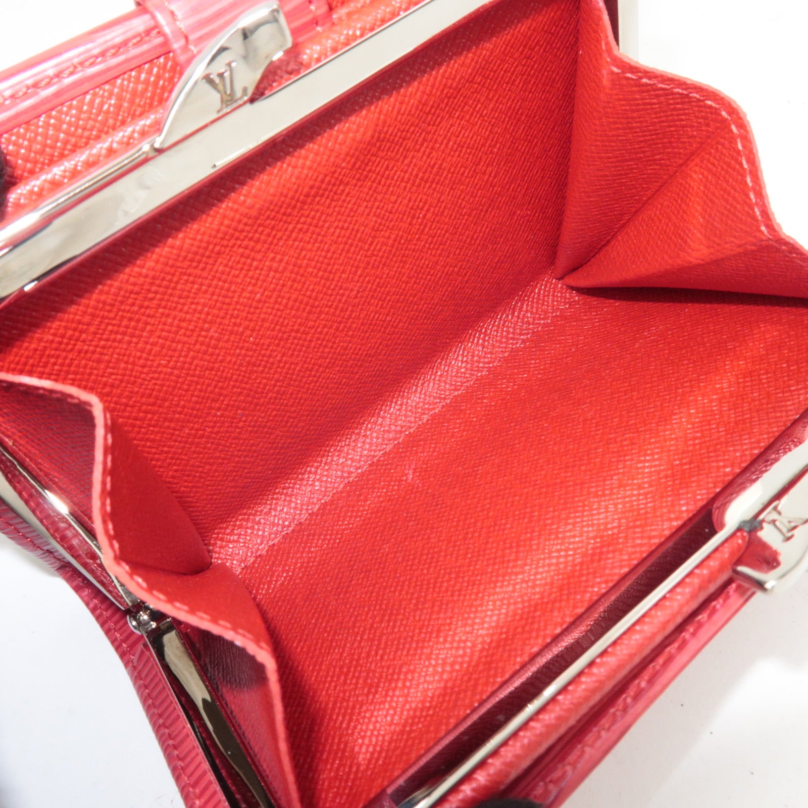 Louis Vuitton Epi Porte Monnaie Viennois Wallet Rouge M6327E