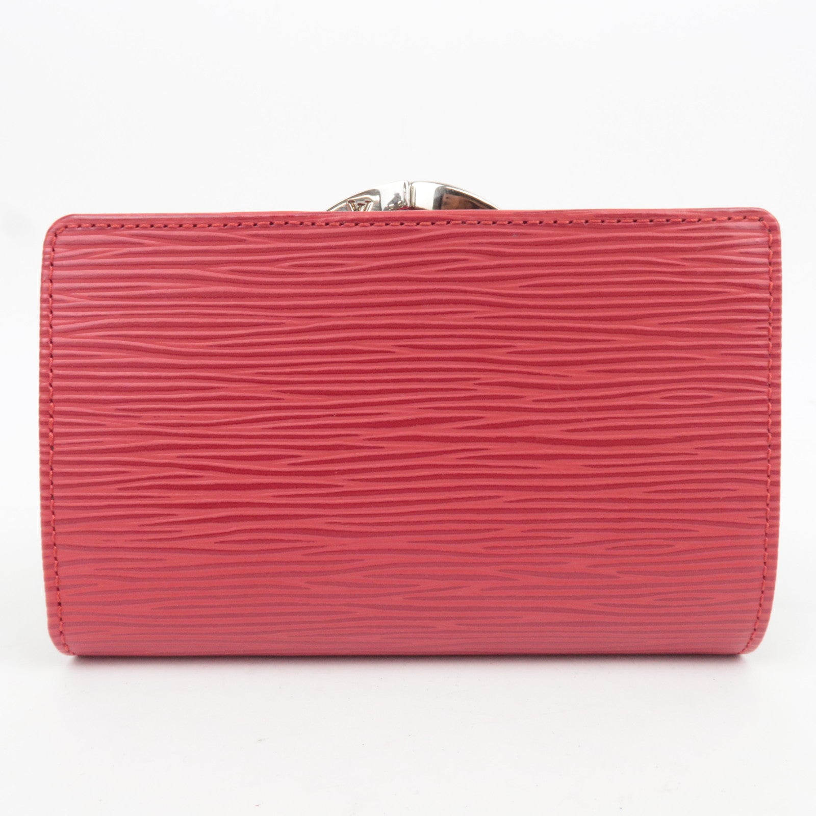 Louis Vuitton Epi Porte Monnaie Viennois Wallet Rouge M6327E