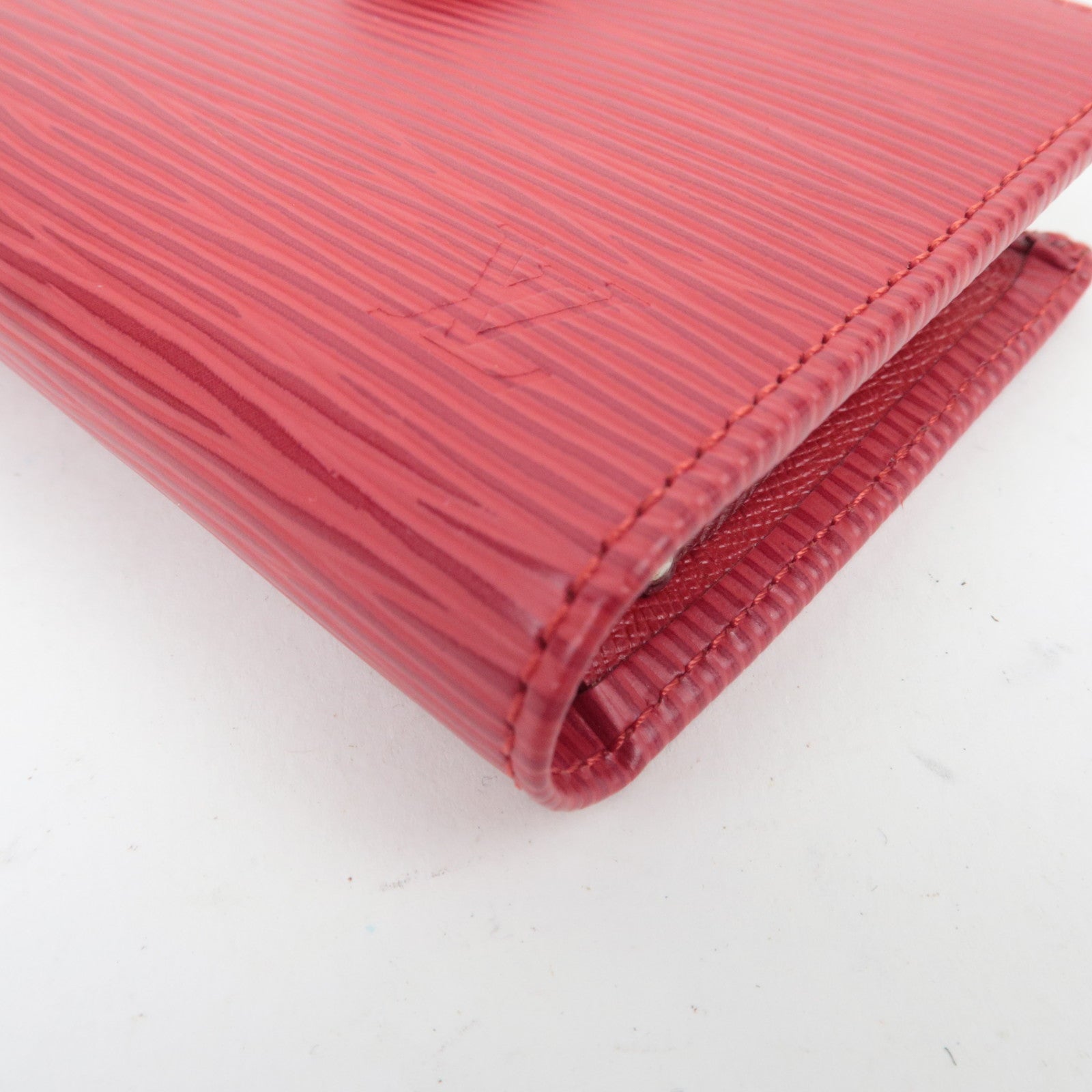 Louis Vuitton Epi Porte Monnaie Viennois Wallet Rouge M6327E