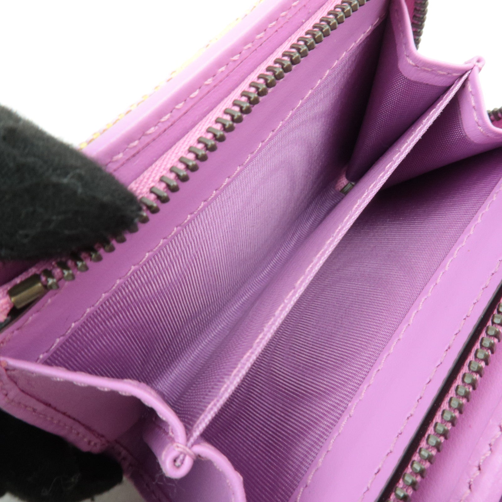 GUCCI GG Marmont GG Canvas Wallet Pink Yellow 783121