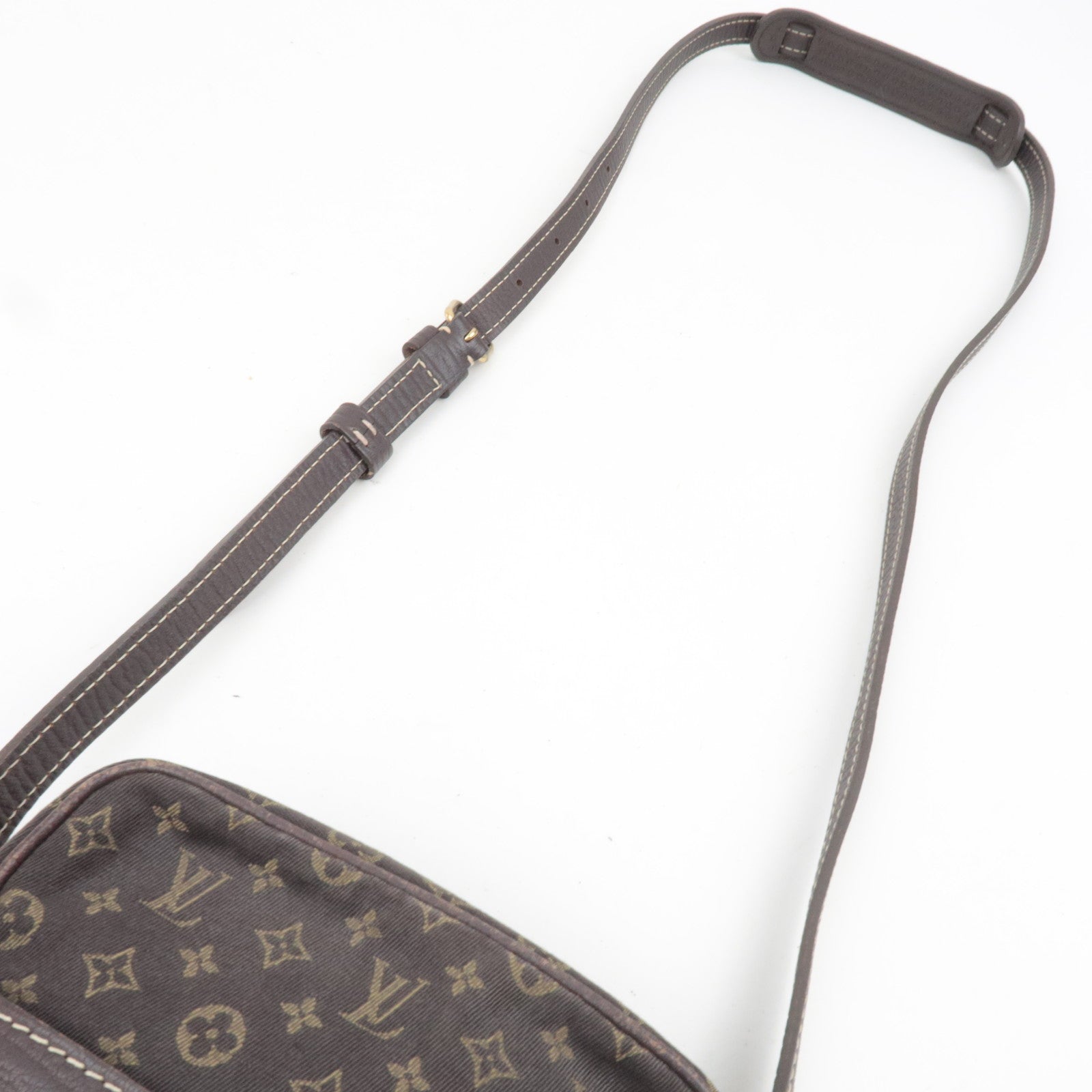 Louis Vuitton Monogram Mini Lin Danube Shoulder Bag Ebene M95228