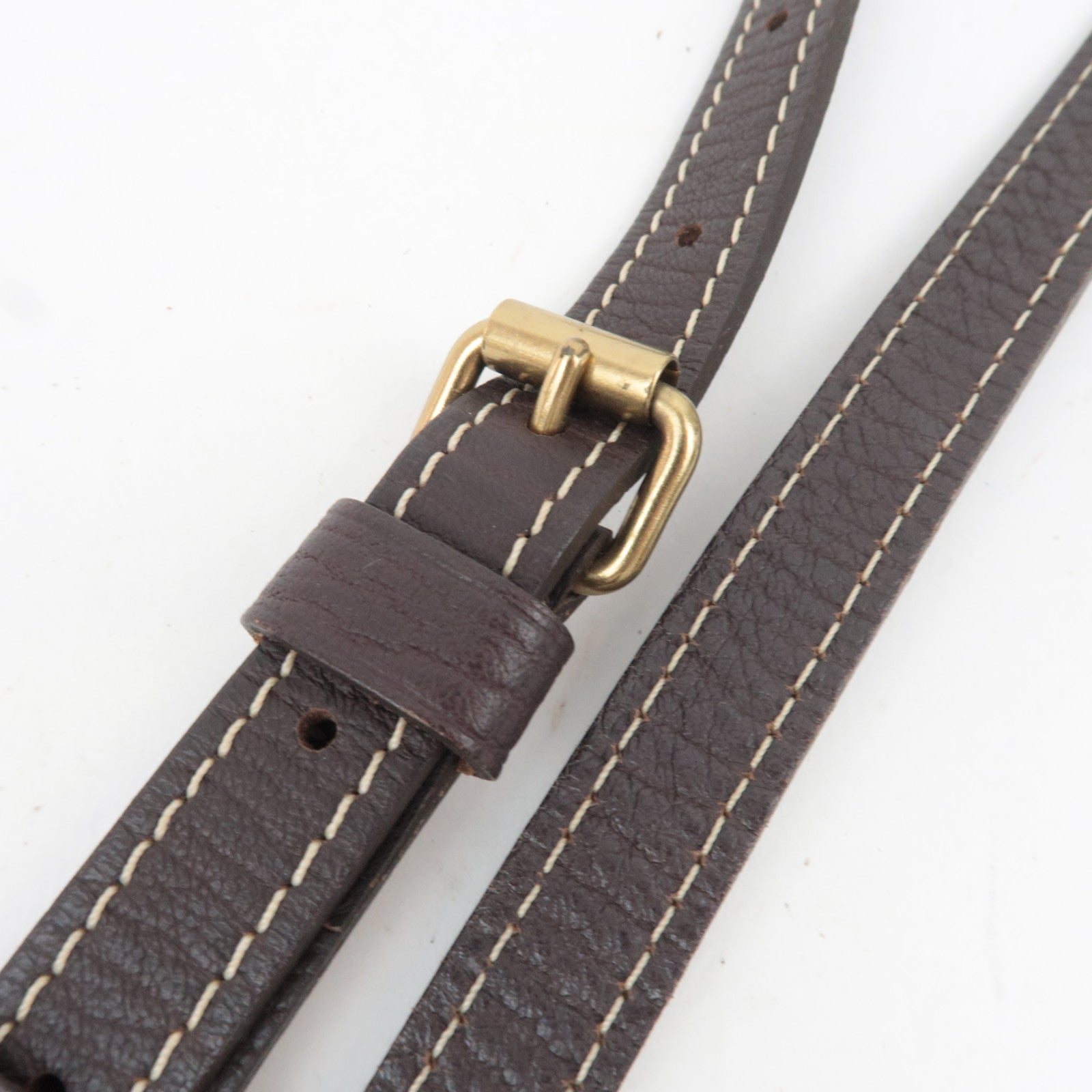 Louis Vuitton Monogram Mini Lin Danube Shoulder Bag Ebene M95228