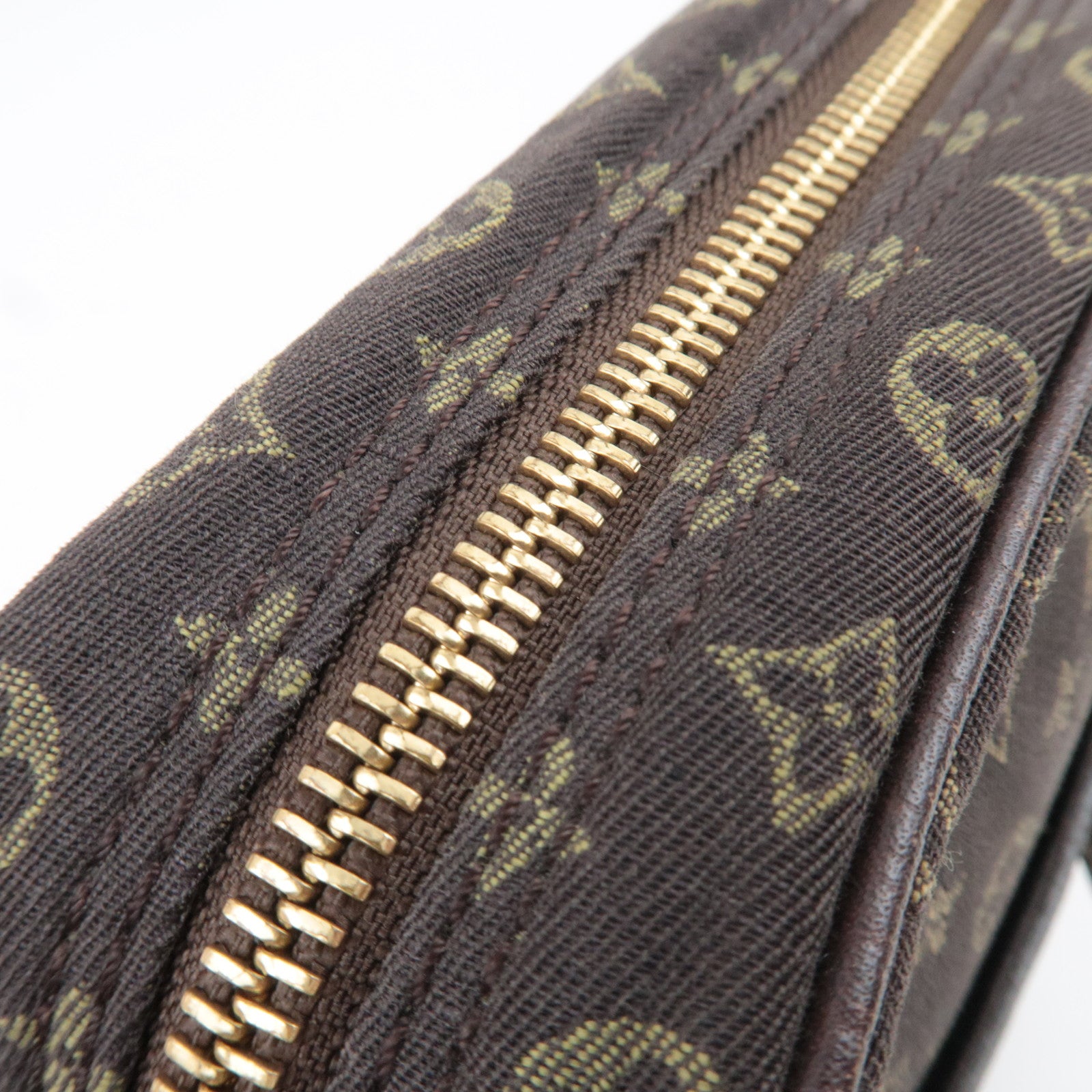 Louis Vuitton Monogram Mini Lin Danube Shoulder Bag Ebene M95228
