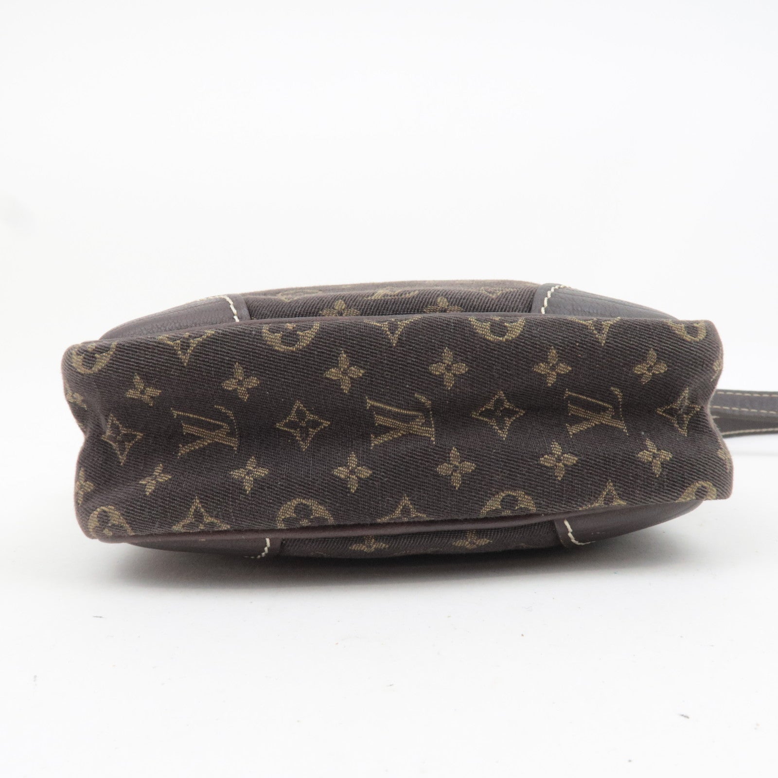 Louis Vuitton Monogram Mini Lin Danube Shoulder Bag Ebene M95228