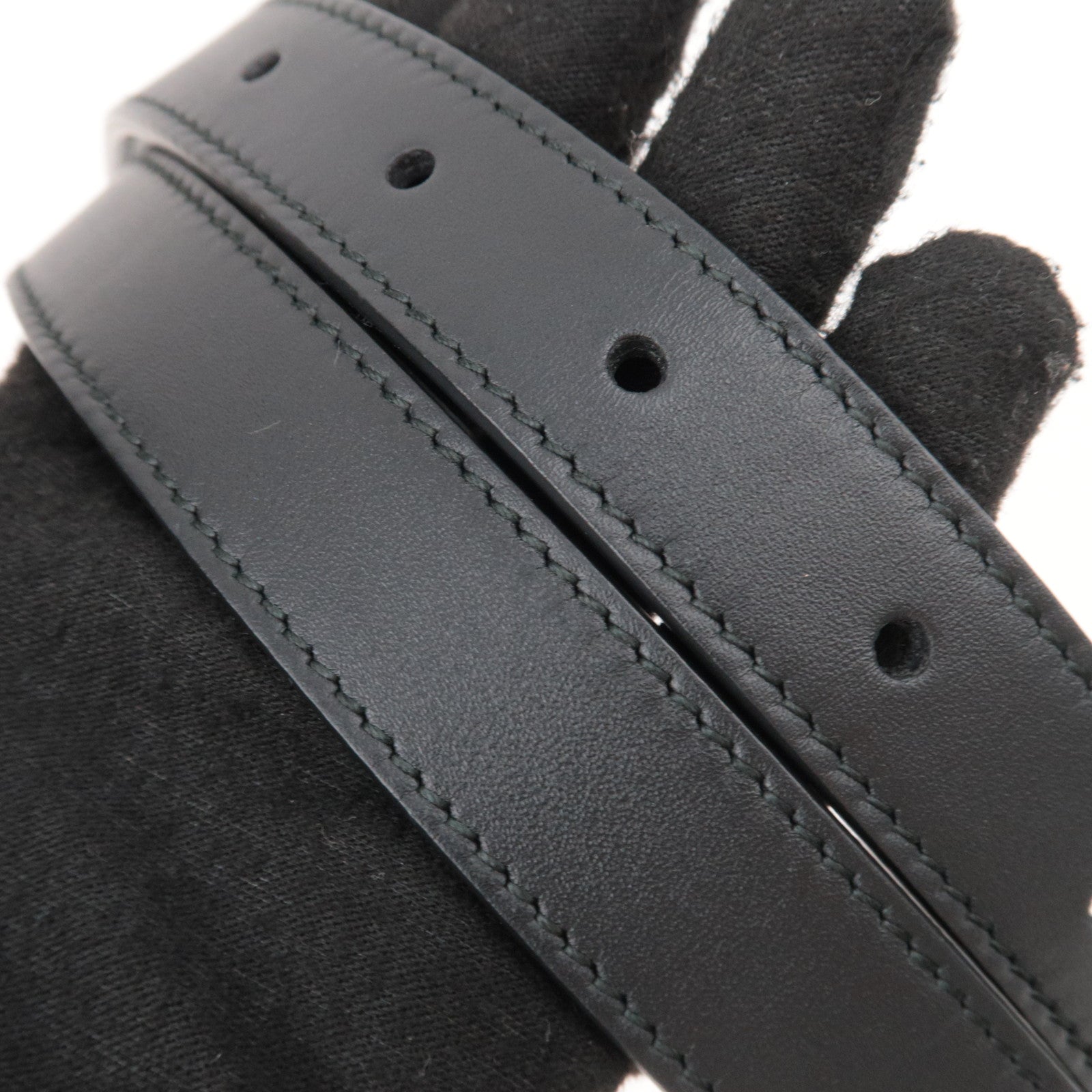 GUCCI GG Marmont Leather Belt 80/32 Black 409417