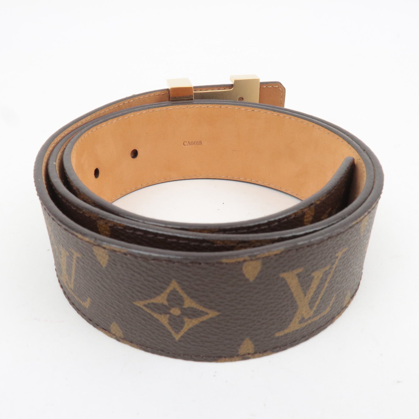 Louis Vuitton Monogram Ceinture LV Initial Belt 85/34 M9608
