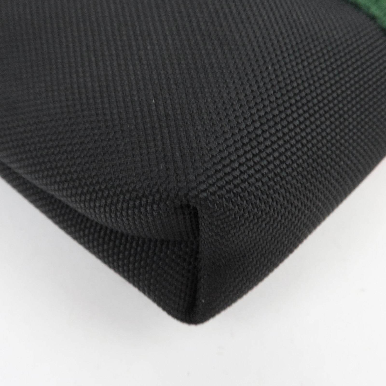 GUCCI Sherry Nylon Canvas Shoulder Bag Black 631195