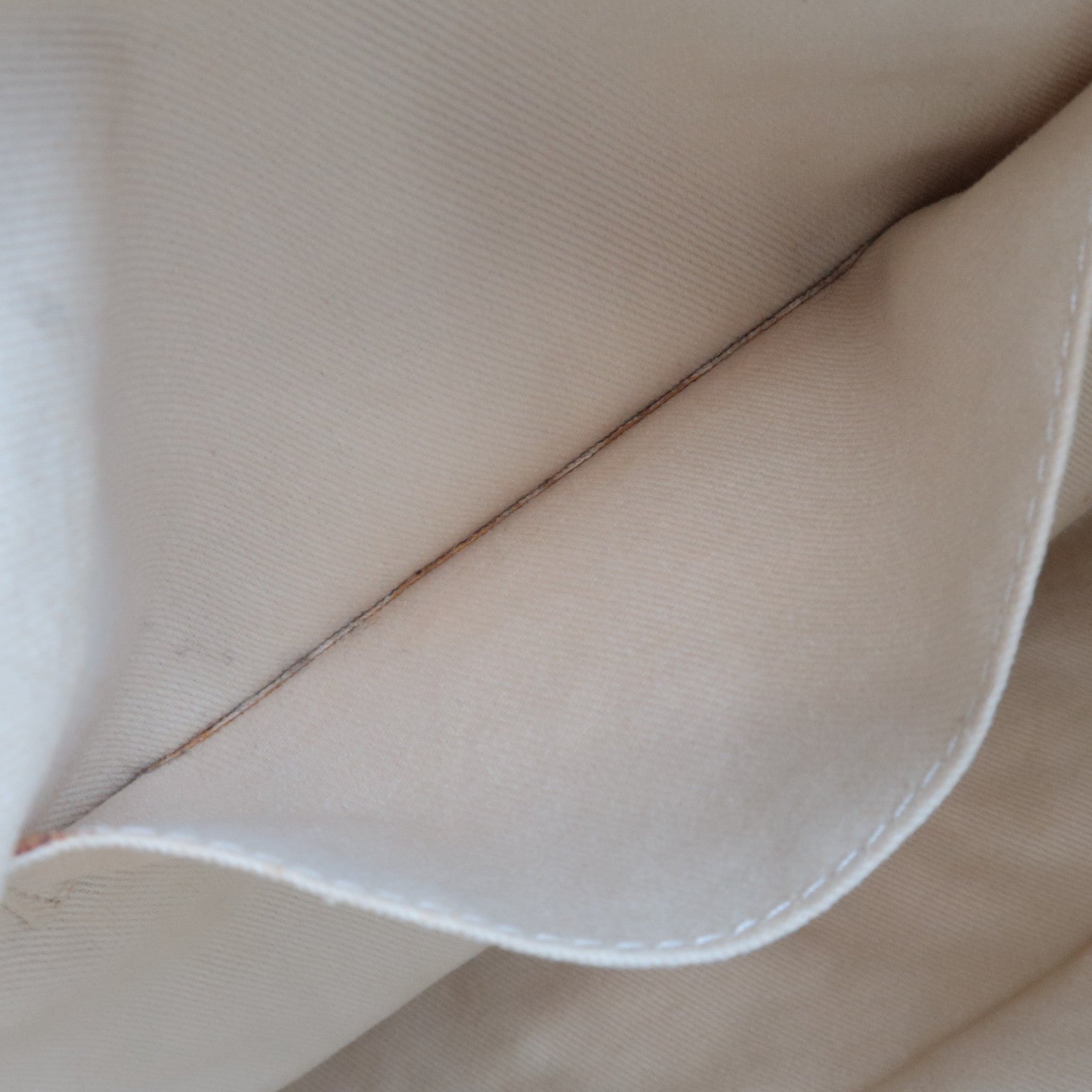 CHANEL Coco Mark Denim Chain Tote Bag Blue