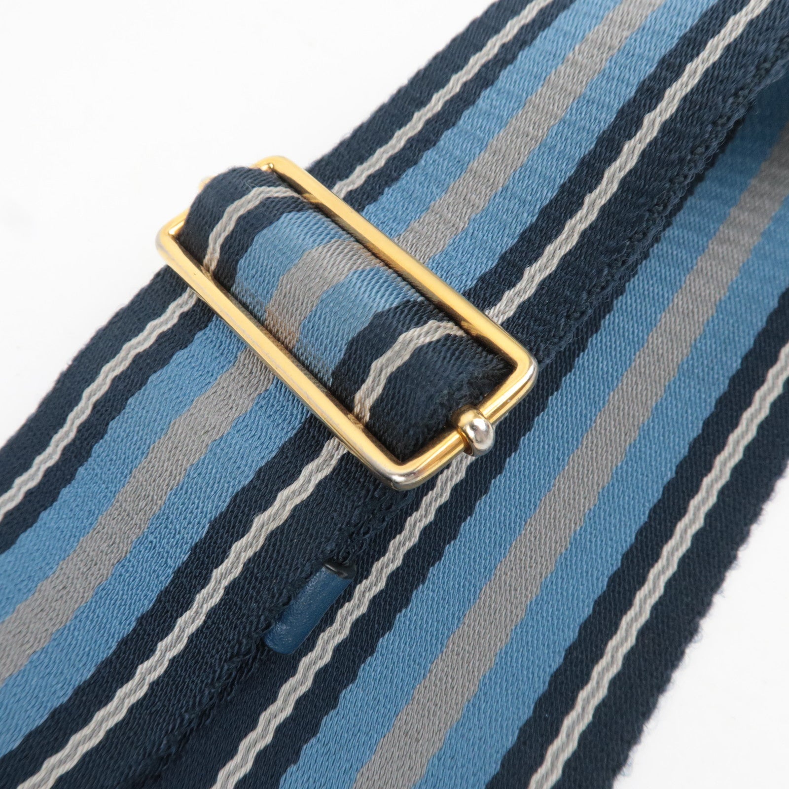 PRADA 2Way Leather Handbag Blue