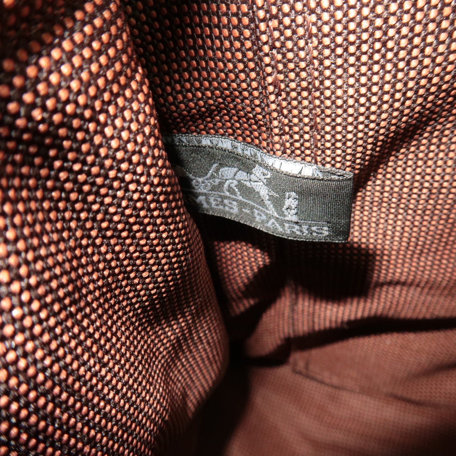 HERMES Her Line A Dos MM Canvas Backpack Brown