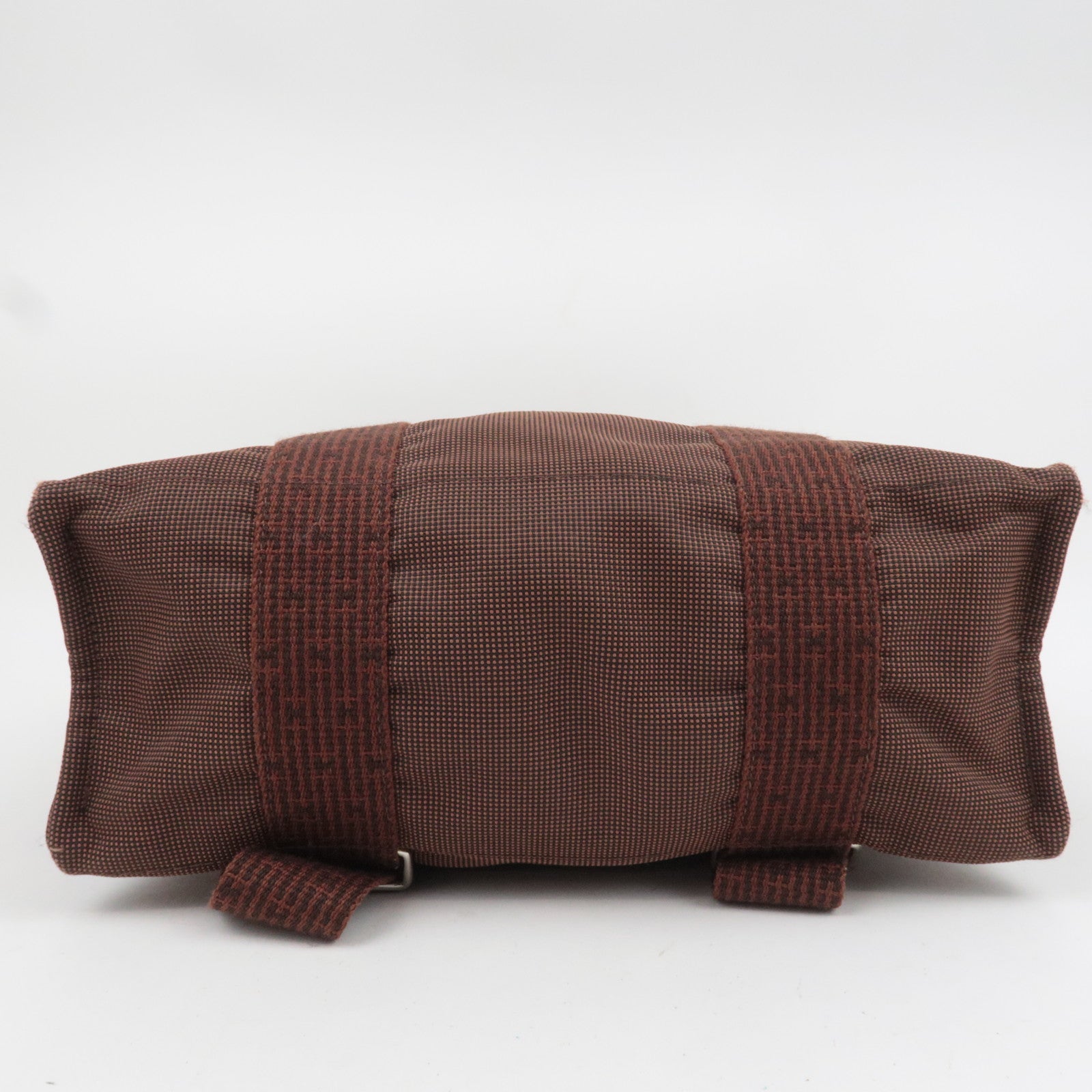 HERMES Her Line A Dos MM Canvas Backpack Brown