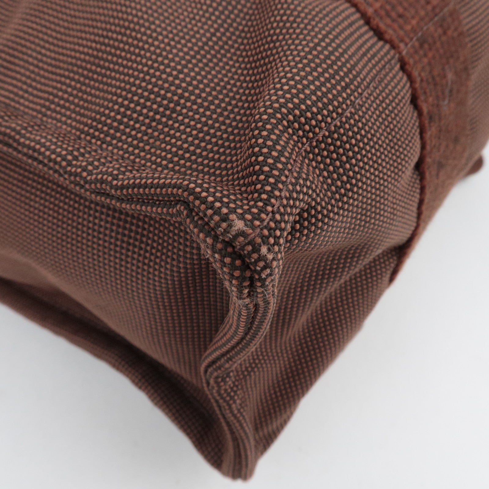 HERMES Her Line A Dos MM Canvas Backpack Brown