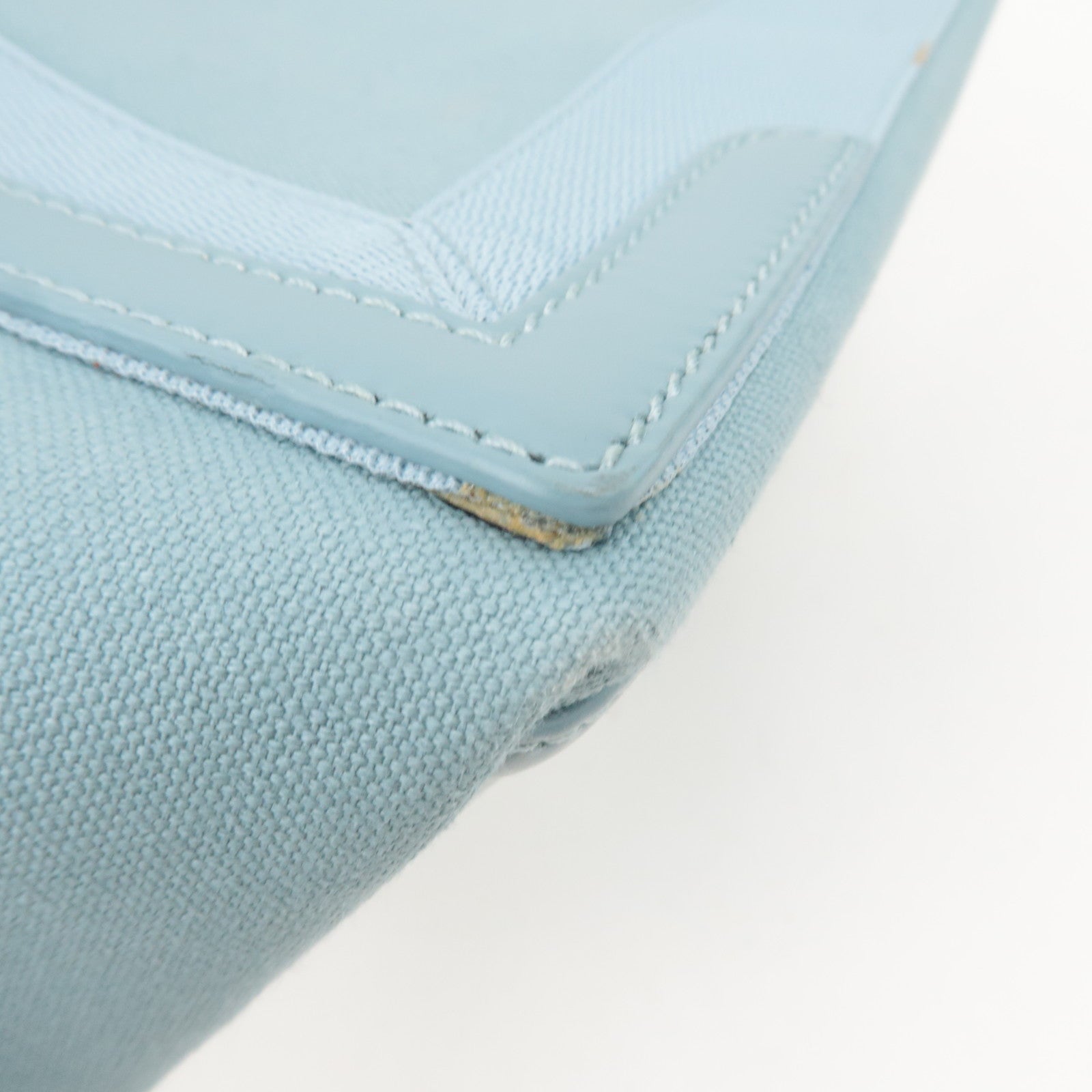 BALENCIAGA Navy Cabas S Canvas Tote Bag Light Blue 339933