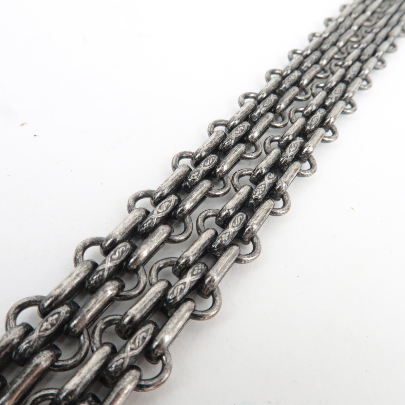 CHANEL 2.55 Matelasse Double Flap Caviarskin Chain Shoulder Bag Khaki