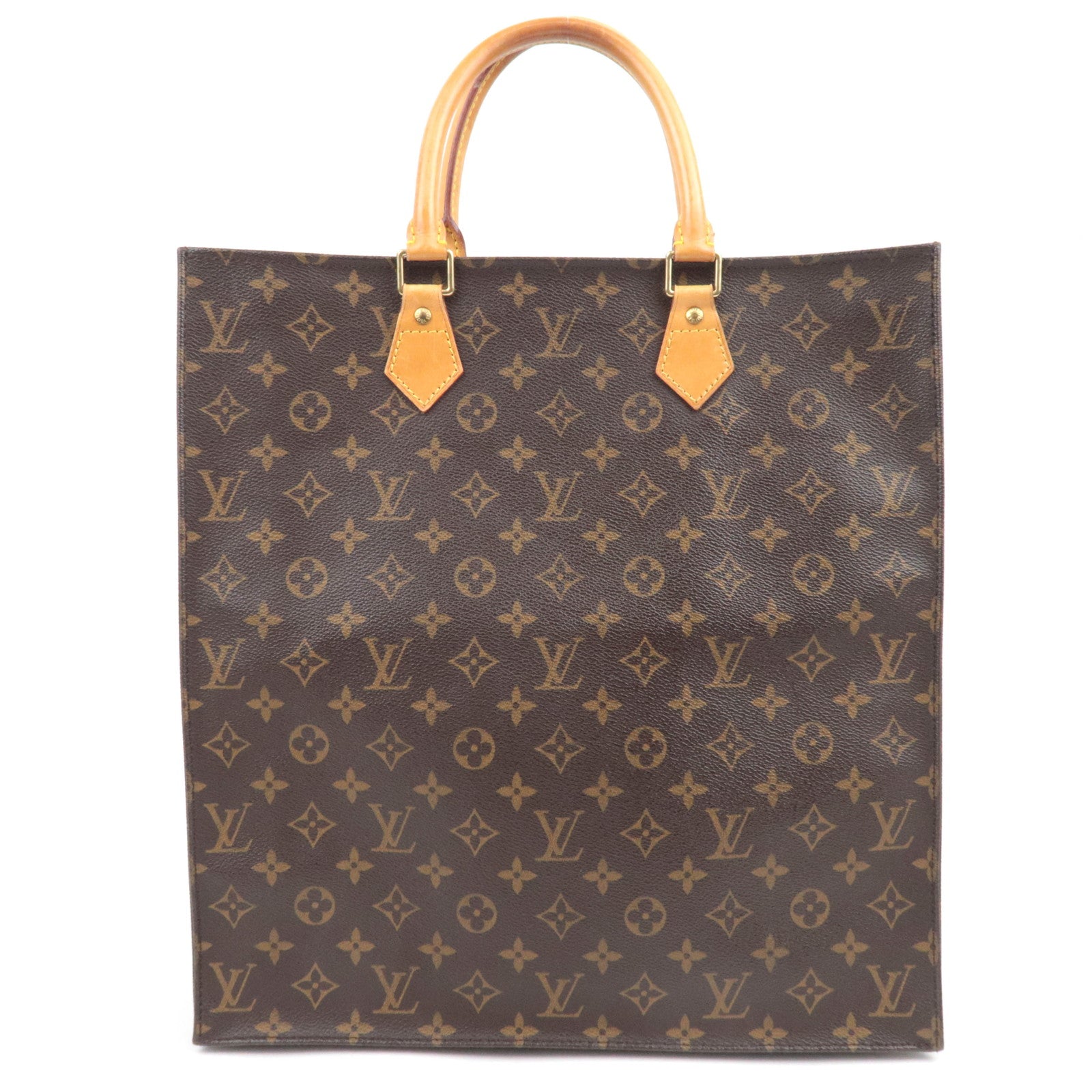 Louis Vuitton Monogram Sac Plat Tote Bag M51140