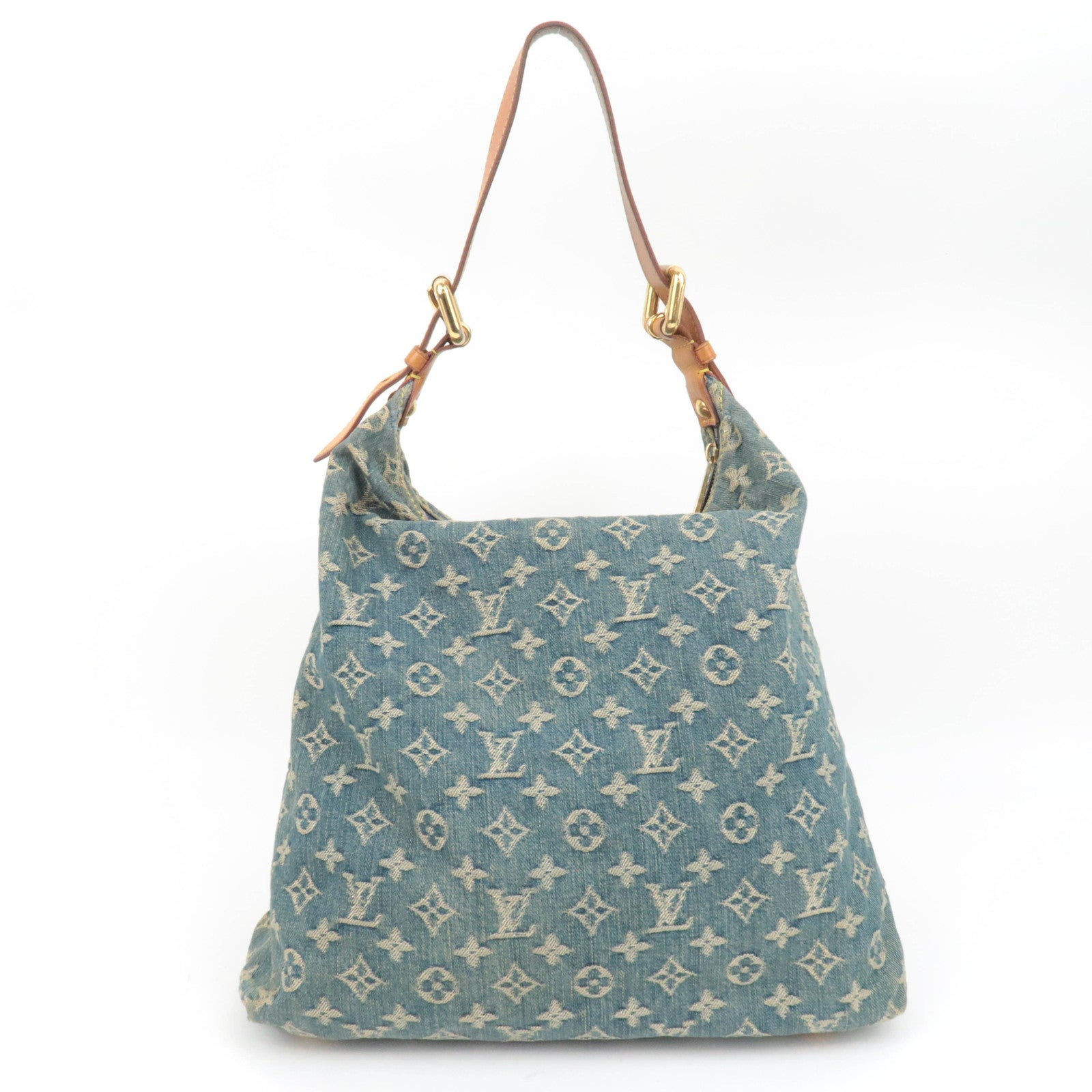 Louis Vuitton Monogram Denim Baggy GM Shoulder Bag M95048