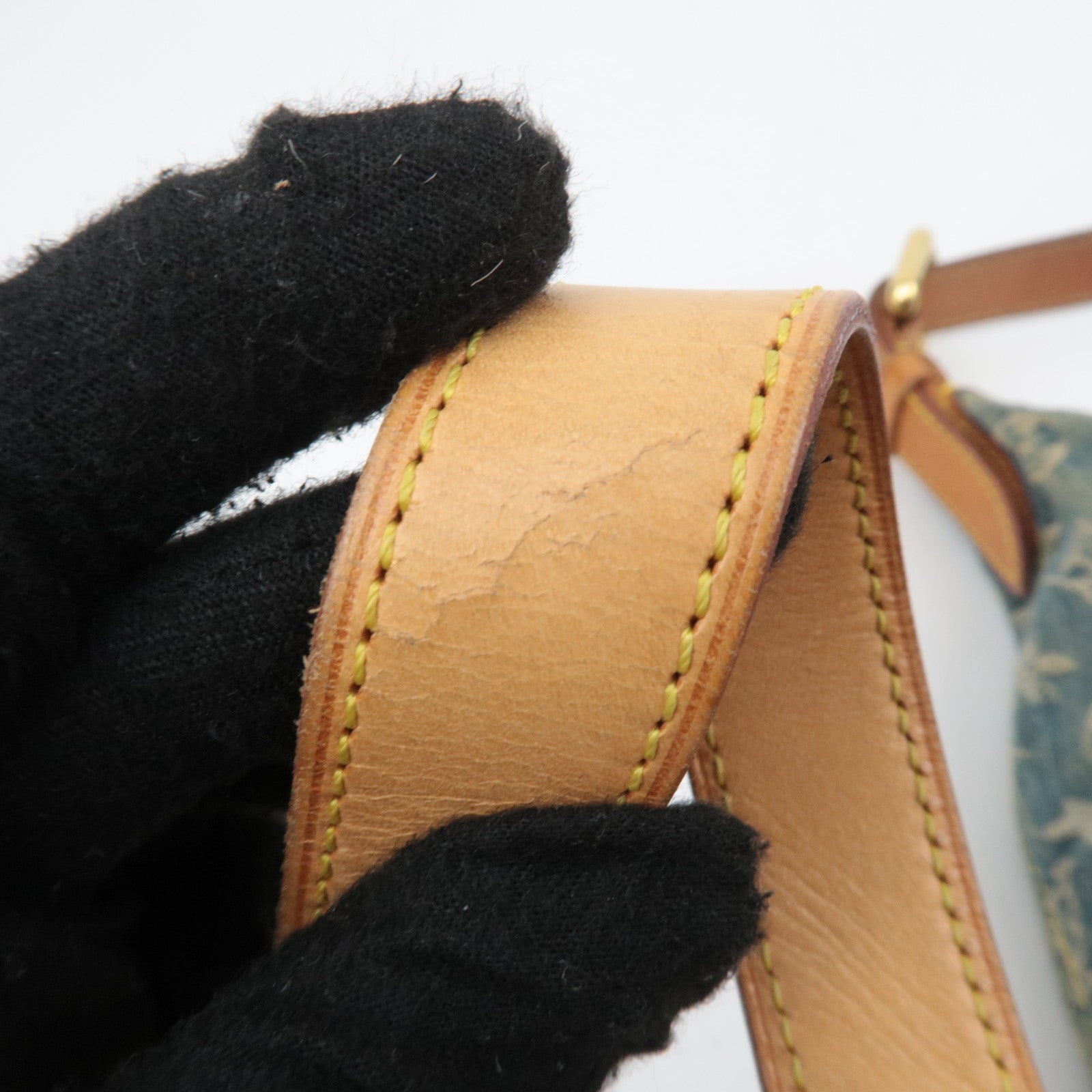 Louis Vuitton Monogram Denim Baggy GM Shoulder Bag M95048