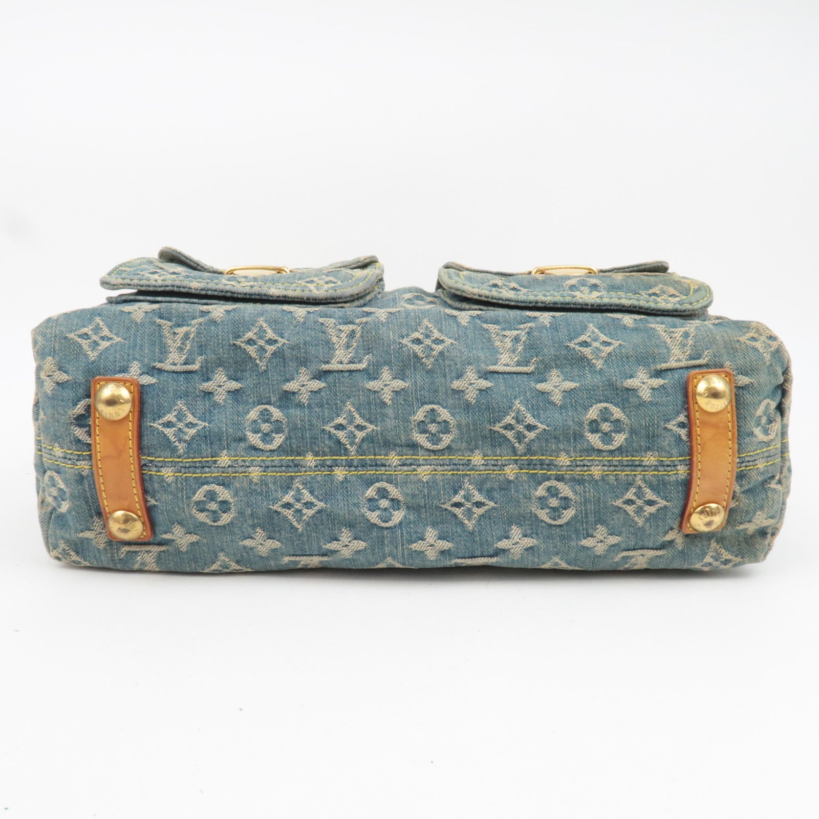 Louis Vuitton Monogram Denim Baggy GM Shoulder Bag M95048