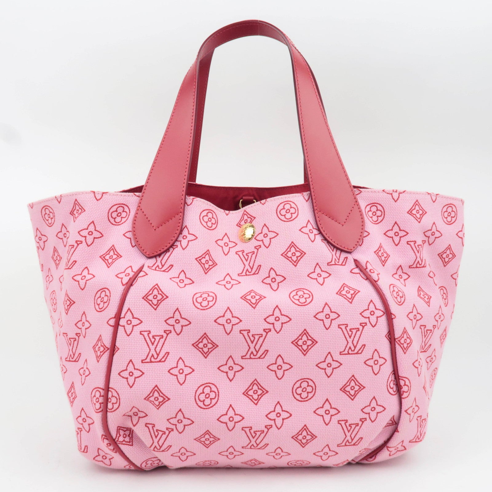Louis Vuitton Monogram Beach Line Cabas Ipanema PM Tote Bag Rose M95984
