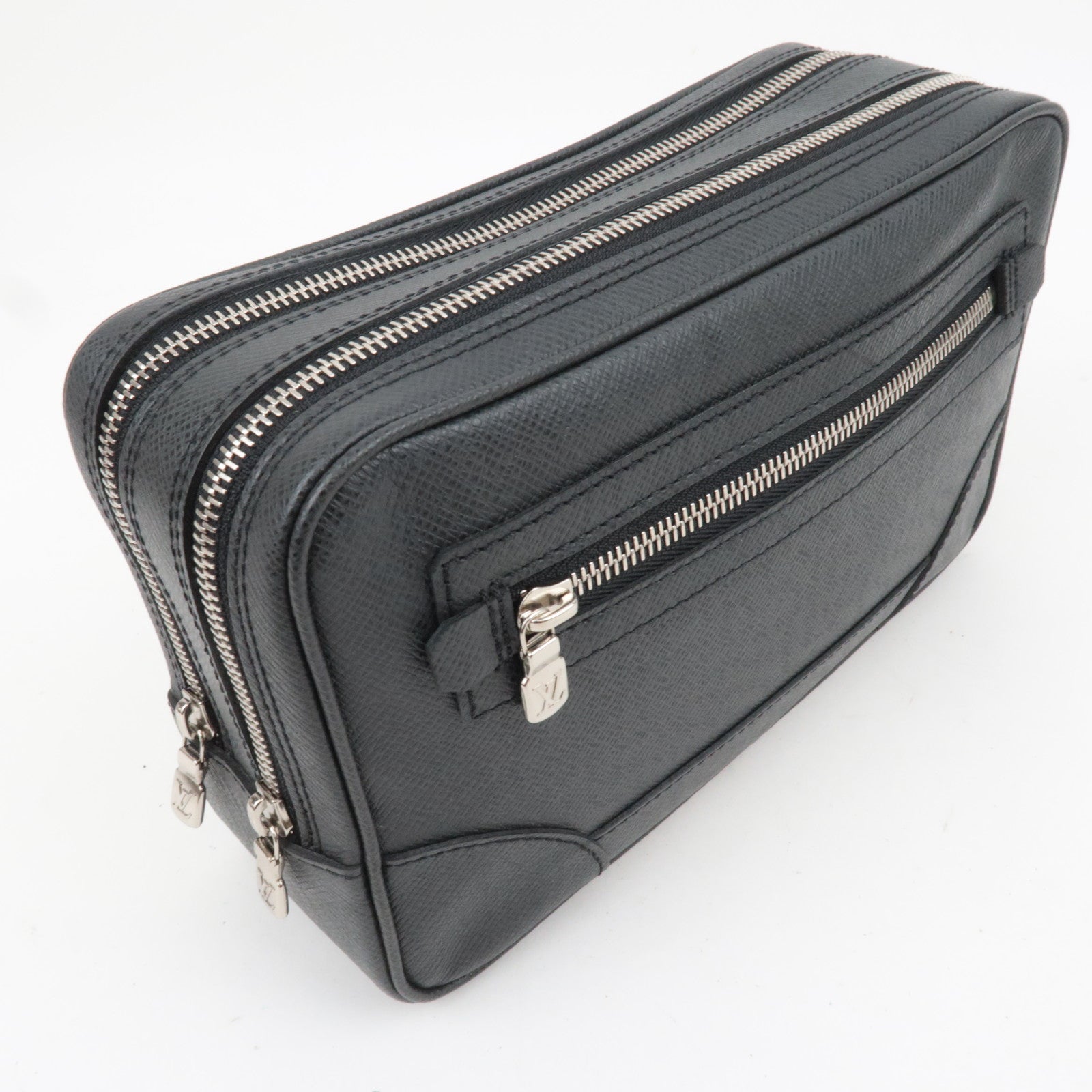 Louis Vuitton Taiga Pavel Clutch Bag Ardoise M31142
