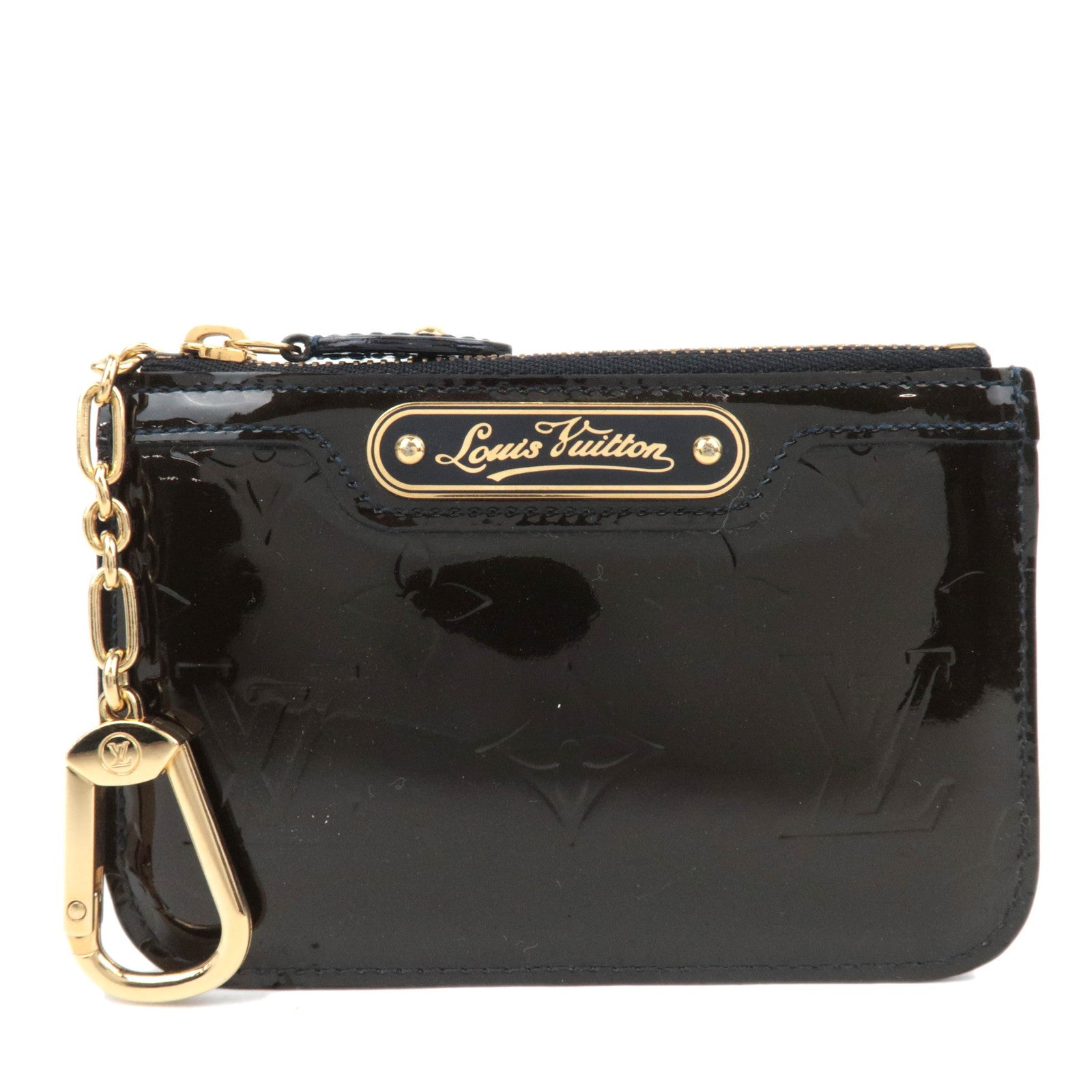 Louis Vuitton Monogram Vernis Pochette Cles Coin Case NM Blue Infini M9146288478