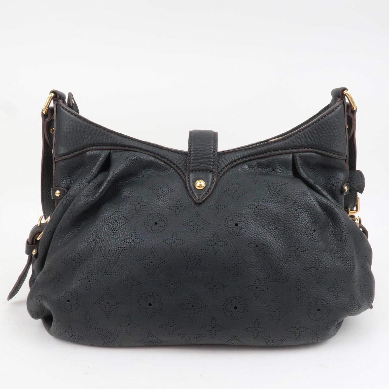 Louis Vuitton Monogram Mahina XS Shoulder Bag Noir M95660