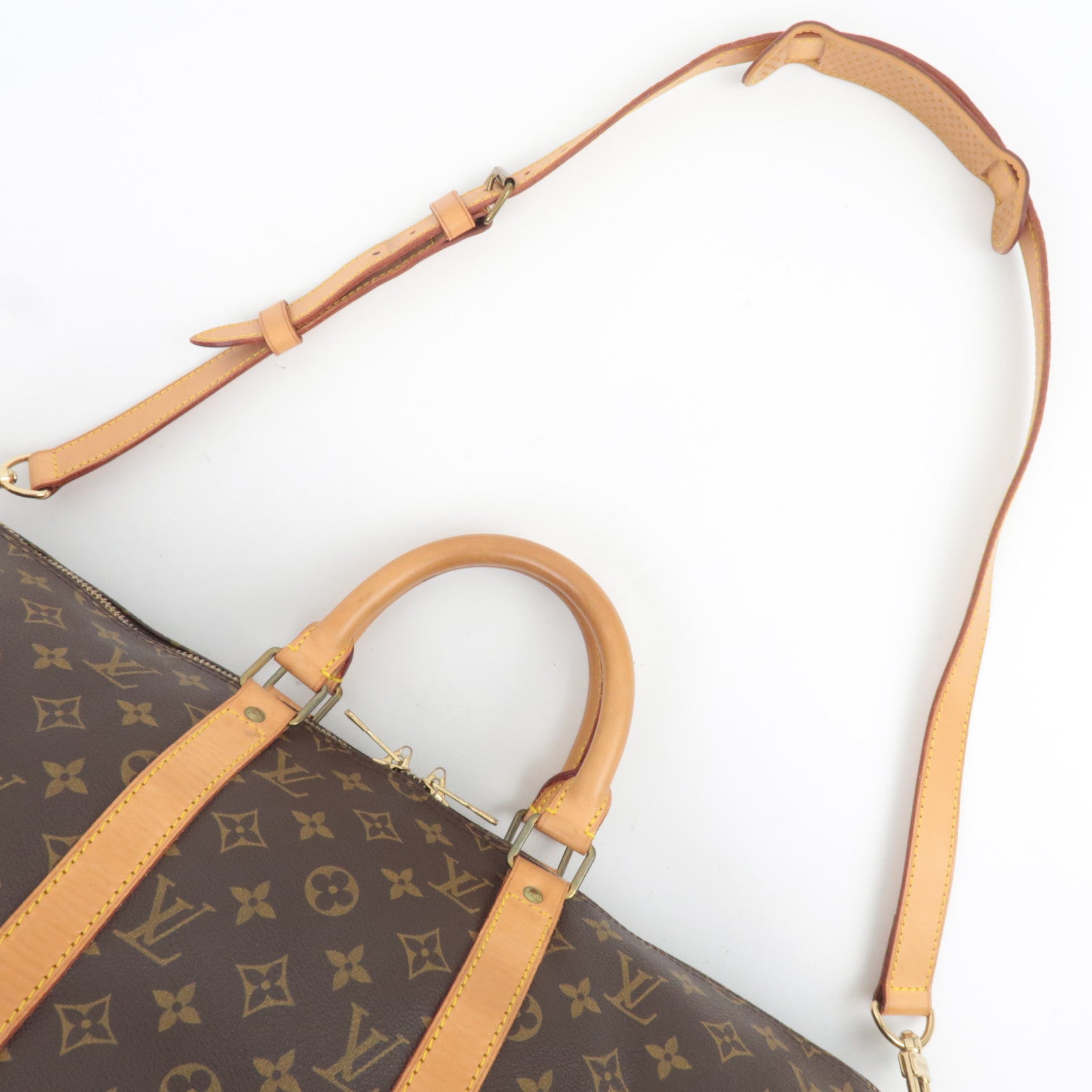 Louis Vuitton Monogram Keepall Bandouliere 50 Travel Bag M41416