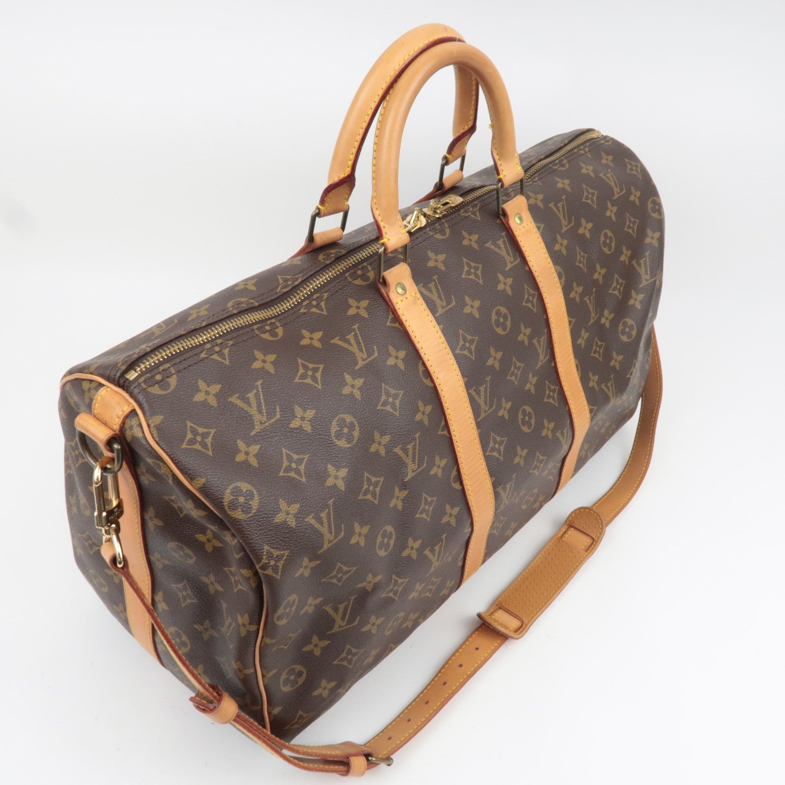 Louis Vuitton Monogram Keepall Bandouliere 50 Travel Bag M41416