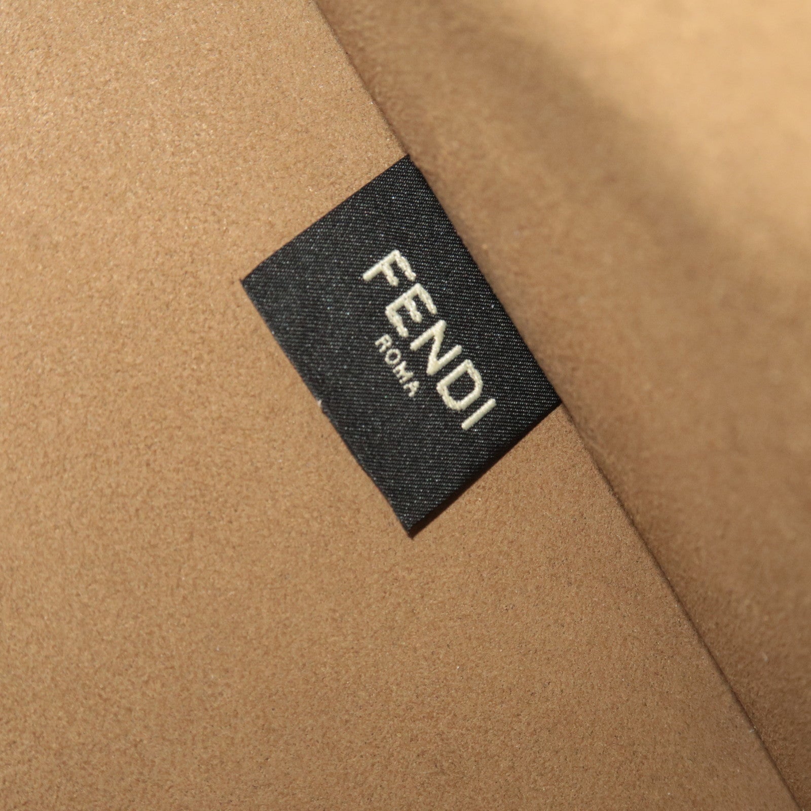FENDI Zucca Sunshine Large Canvas Tote Bag Brown 8BH372
