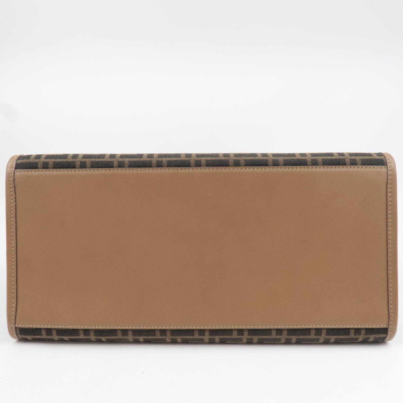 FENDI Zucca Sunshine Large Canvas Tote Bag Brown 8BH372