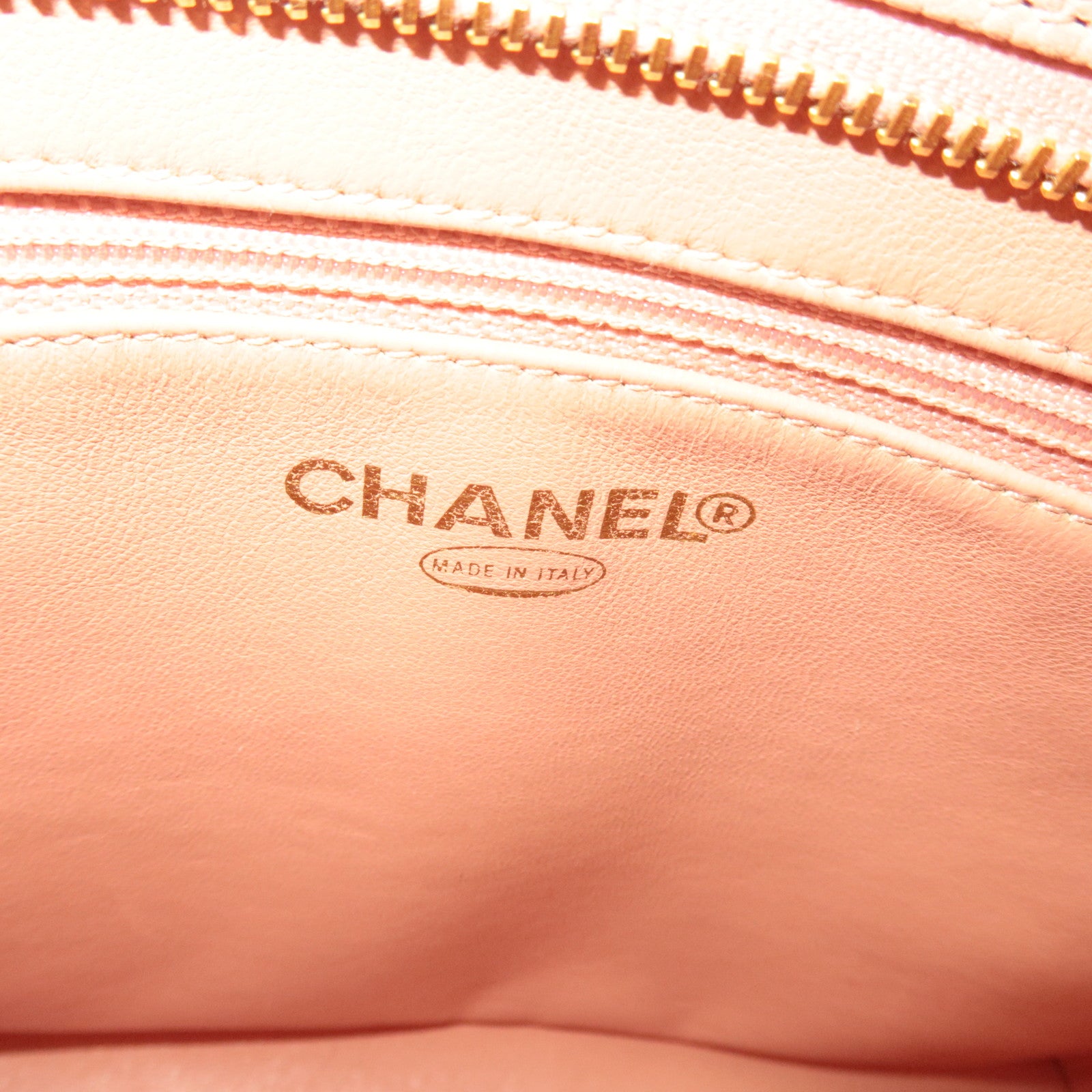 CHANEL Medallion Tote Bag Caviarskin Pink A01804
