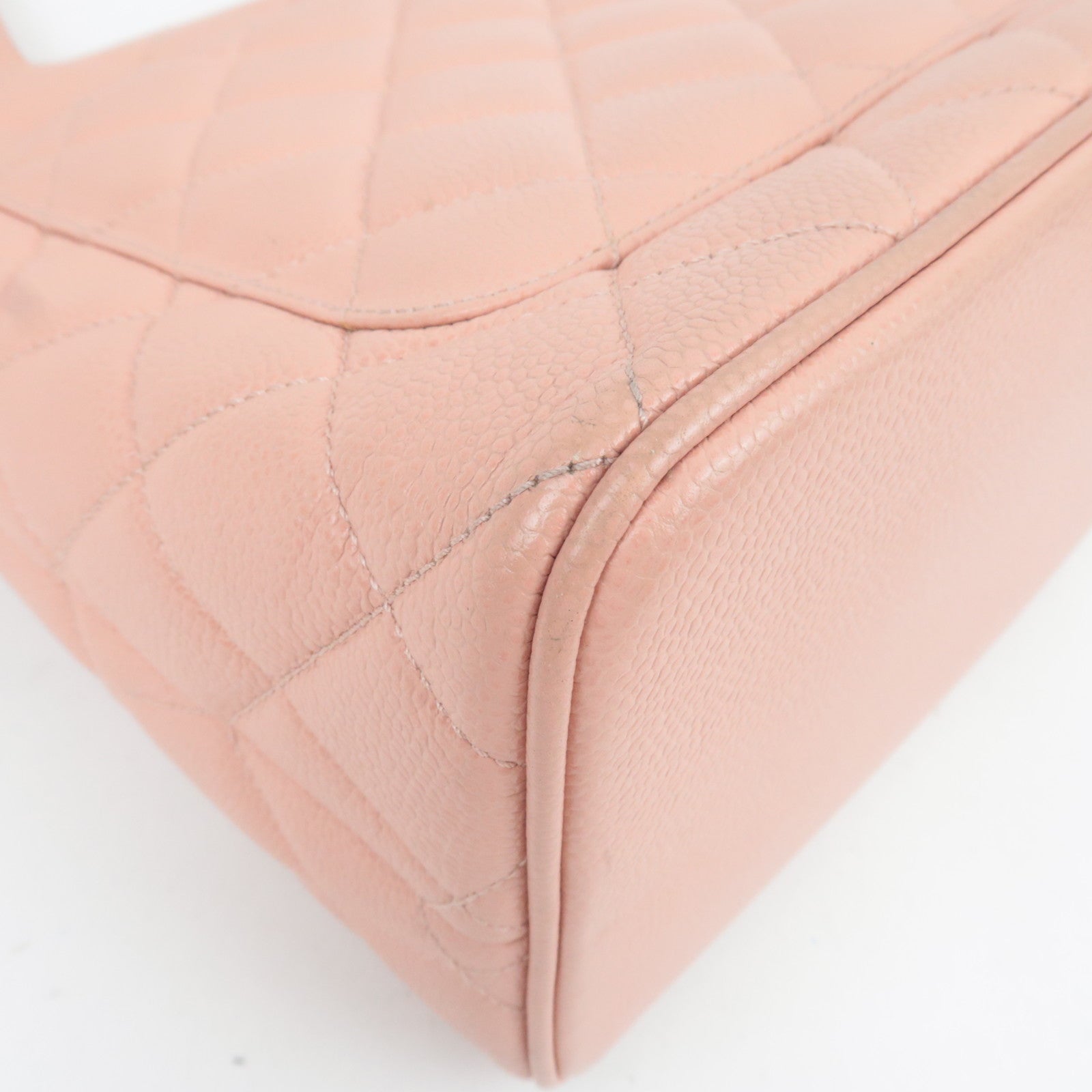 CHANEL Medallion Tote Bag Caviarskin Pink A01804