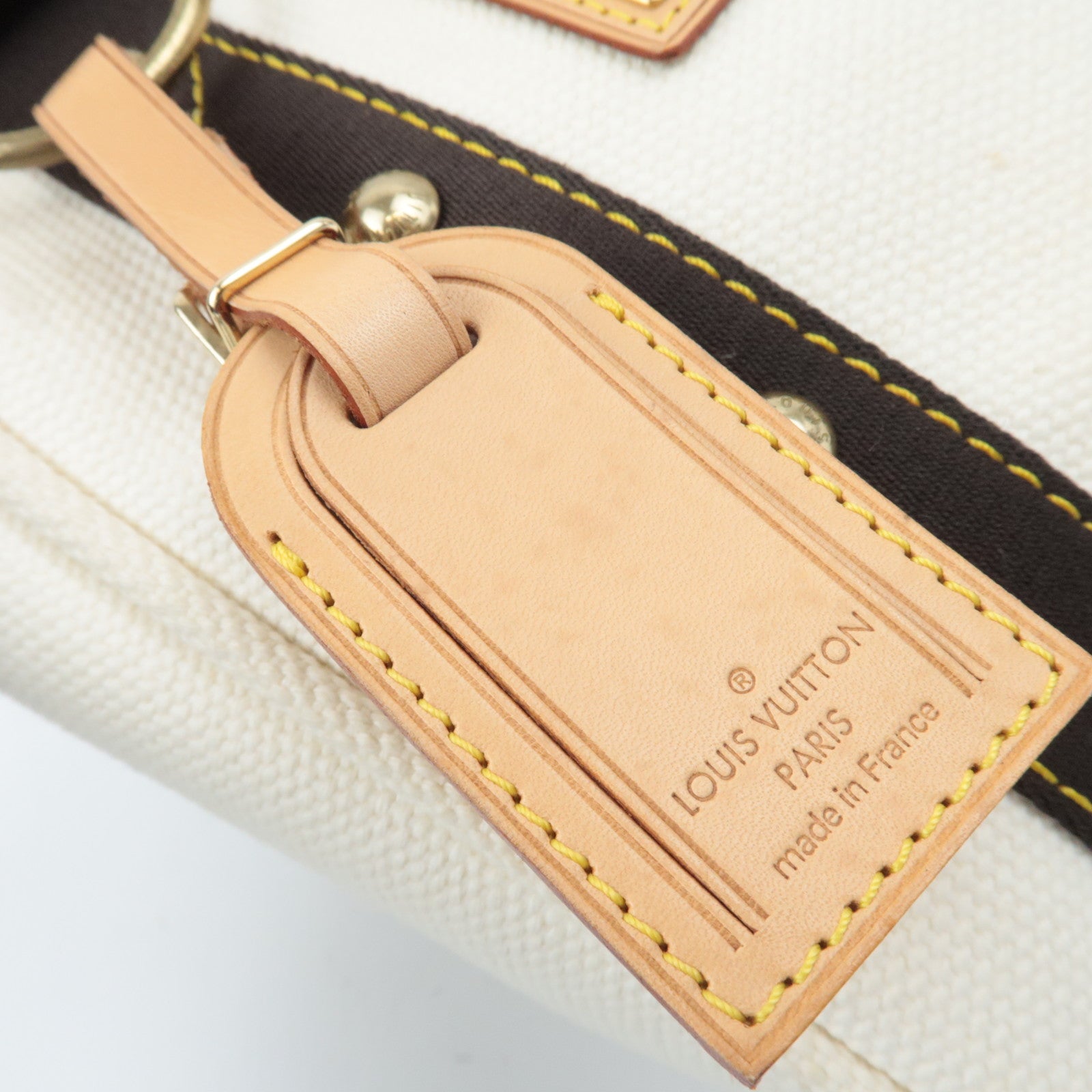 Louis Vuitton Antigua Cabas PM Handbag Ecru M40039