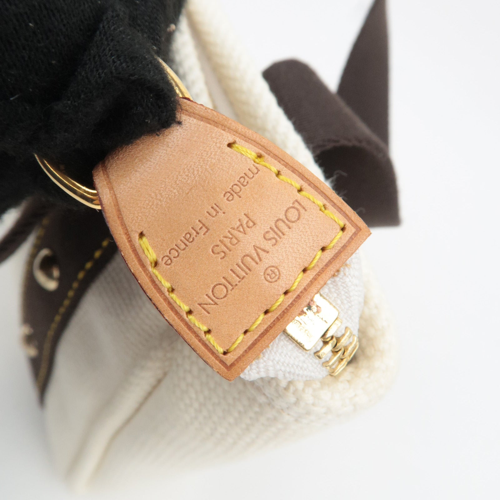 Louis Vuitton Antigua Cabas PM Handbag Ecru M40039