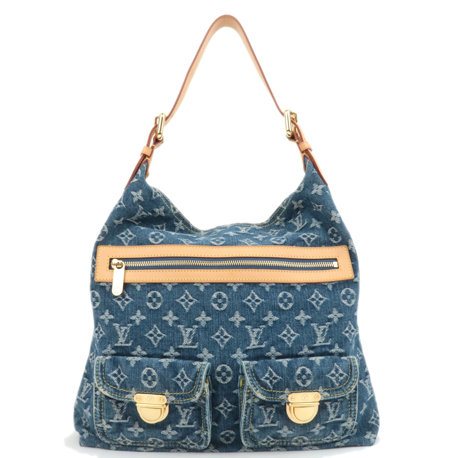 Louis Vuitton Monogram Denim Baggy GM Shoulder Bag M9504888509