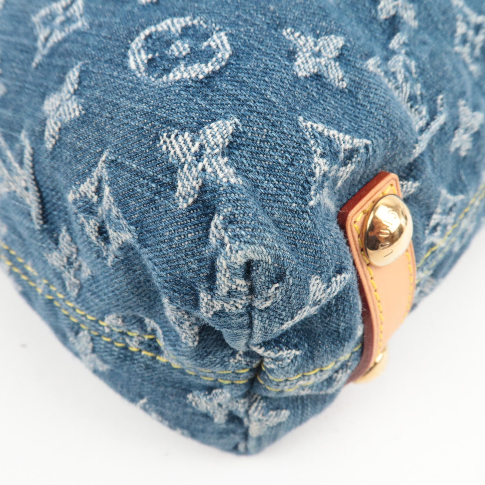 Louis Vuitton Monogram Denim Baggy GM Shoulder Bag M95048