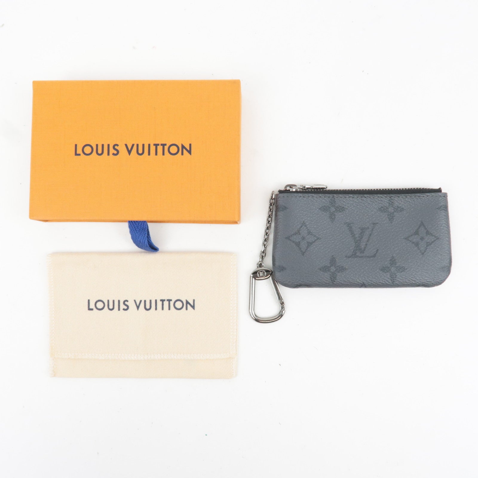 Louis Vuitton Monogram Eclipse Pochette Cles Coin Case M80905
