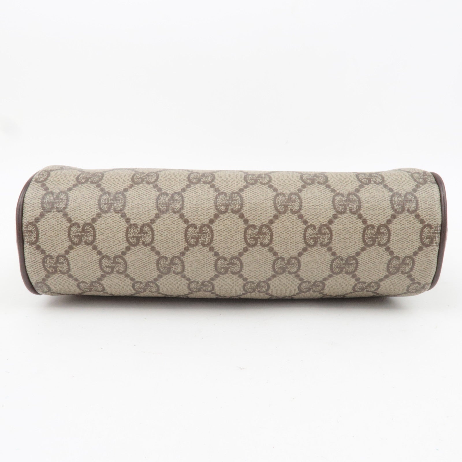 GUCCI Old Gucci Sherry GG Plus Shoulder Bag Brown 001.115.6655