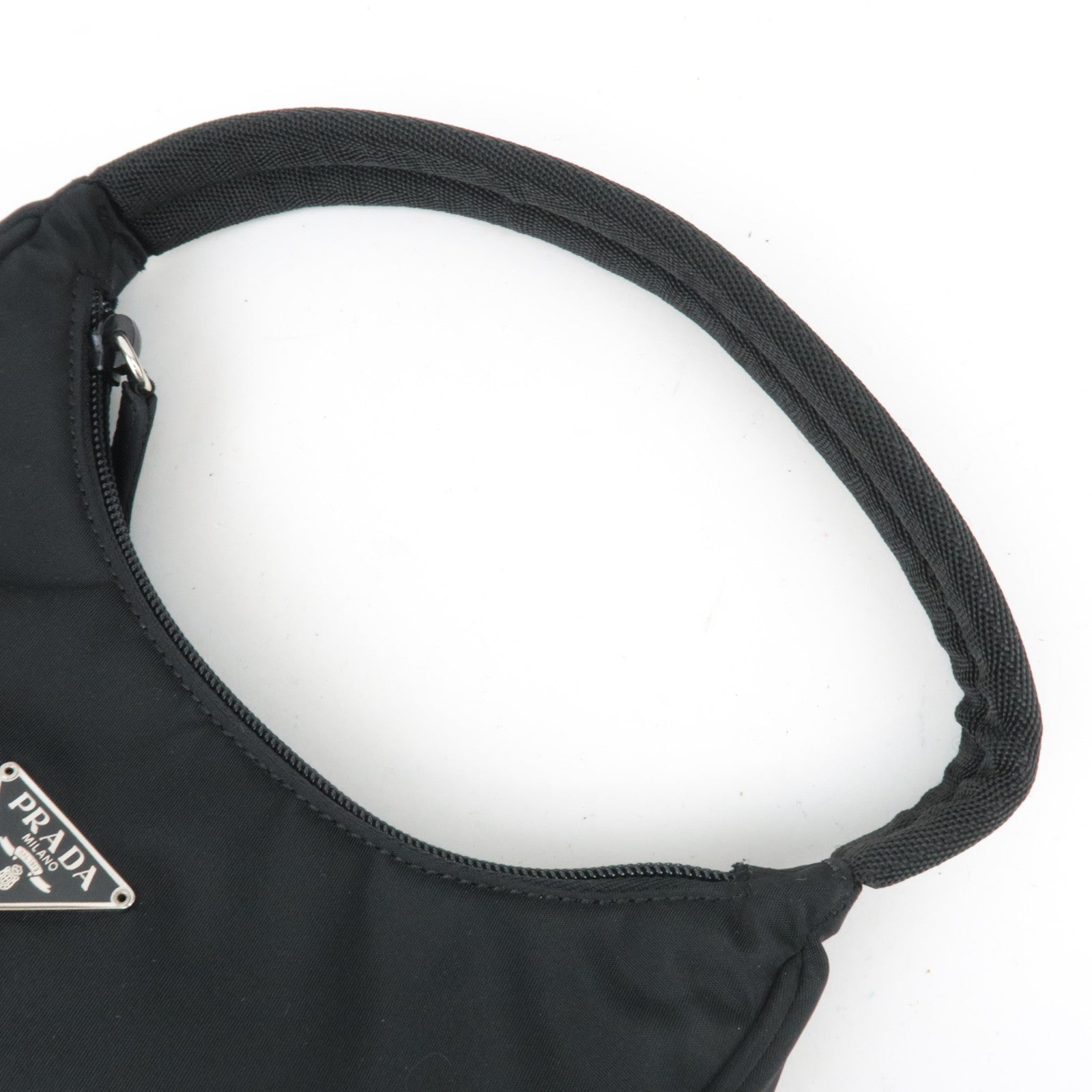 PRADA Nylon Small Handbag Black