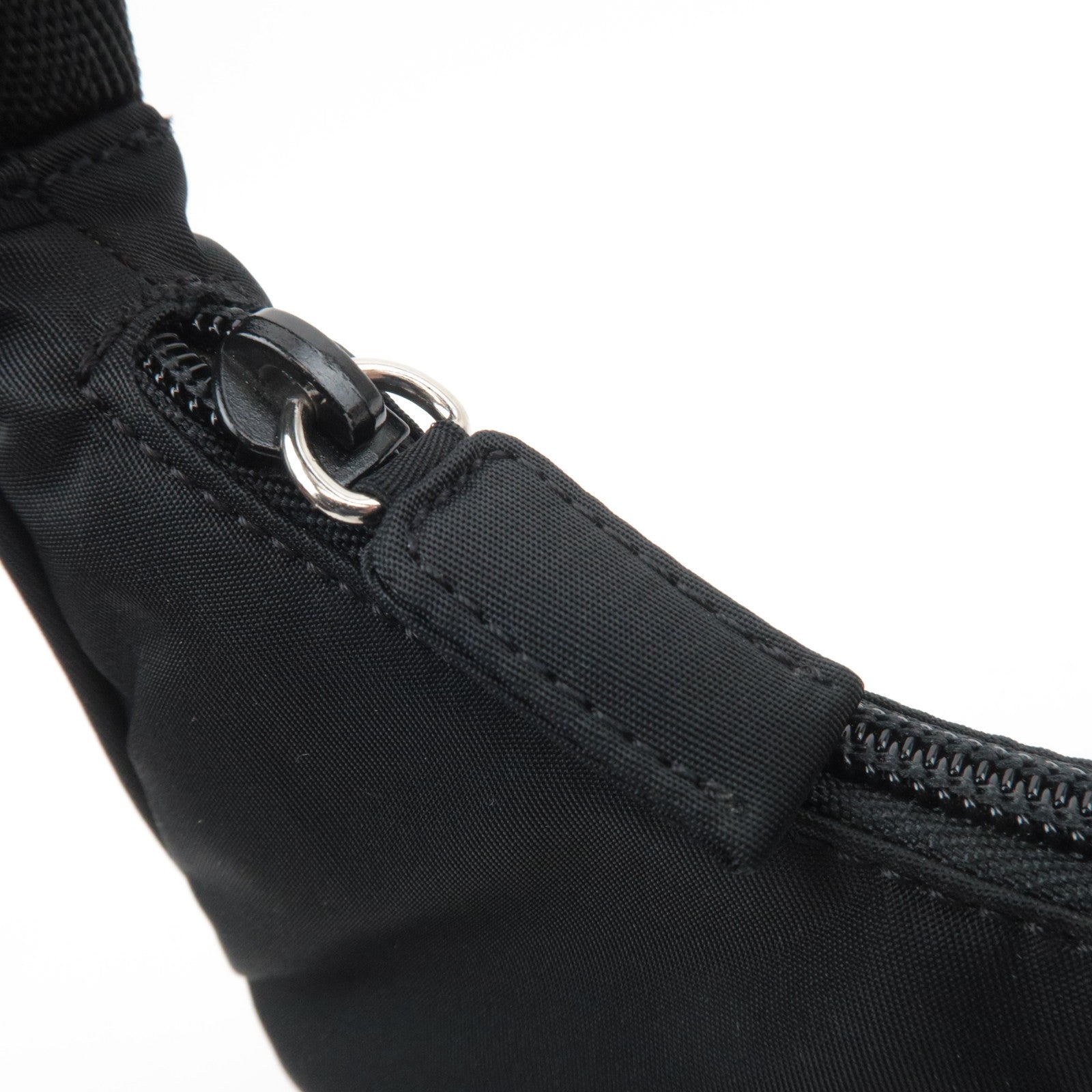 PRADA Nylon Small Handbag Black