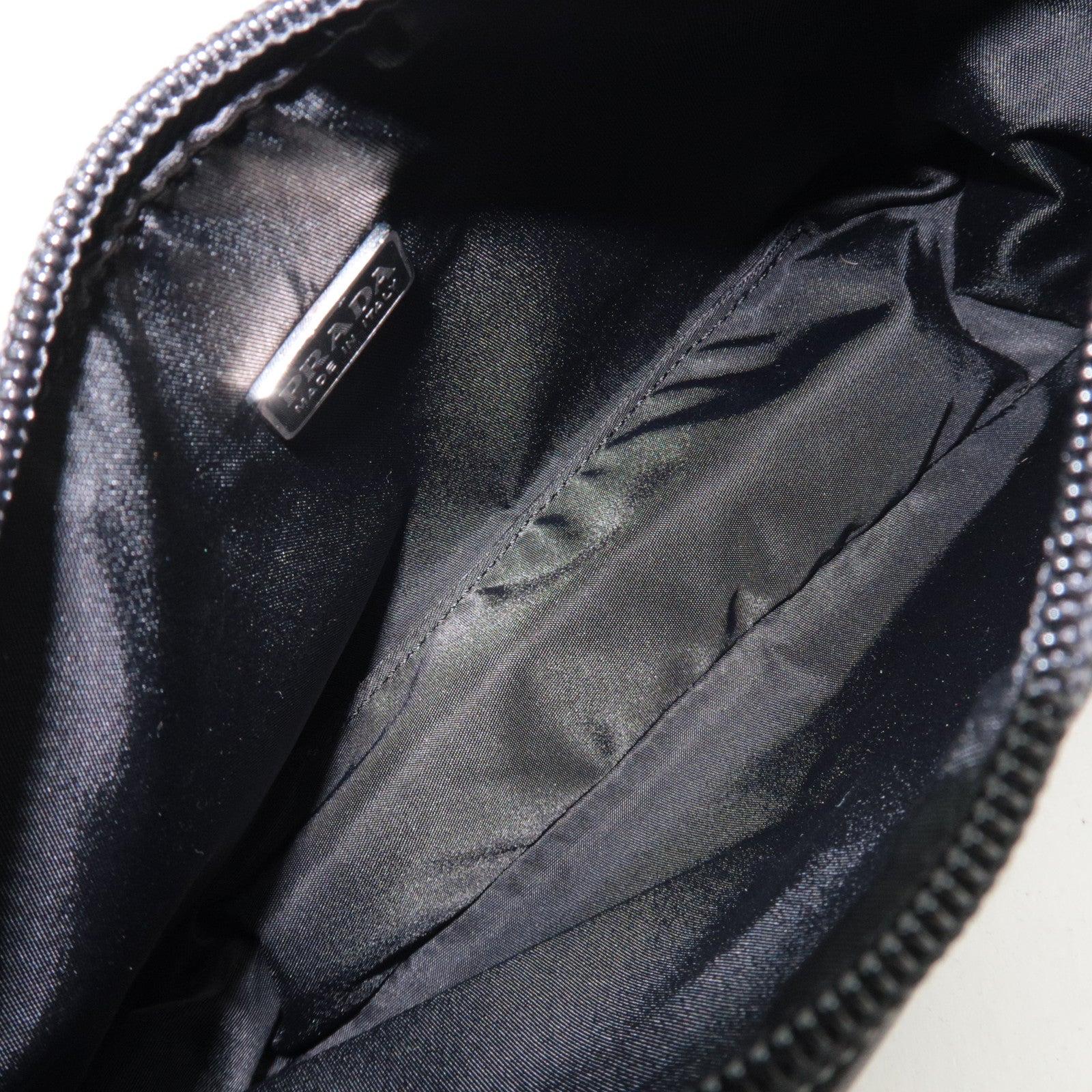 PRADA Nylon Small Handbag Black