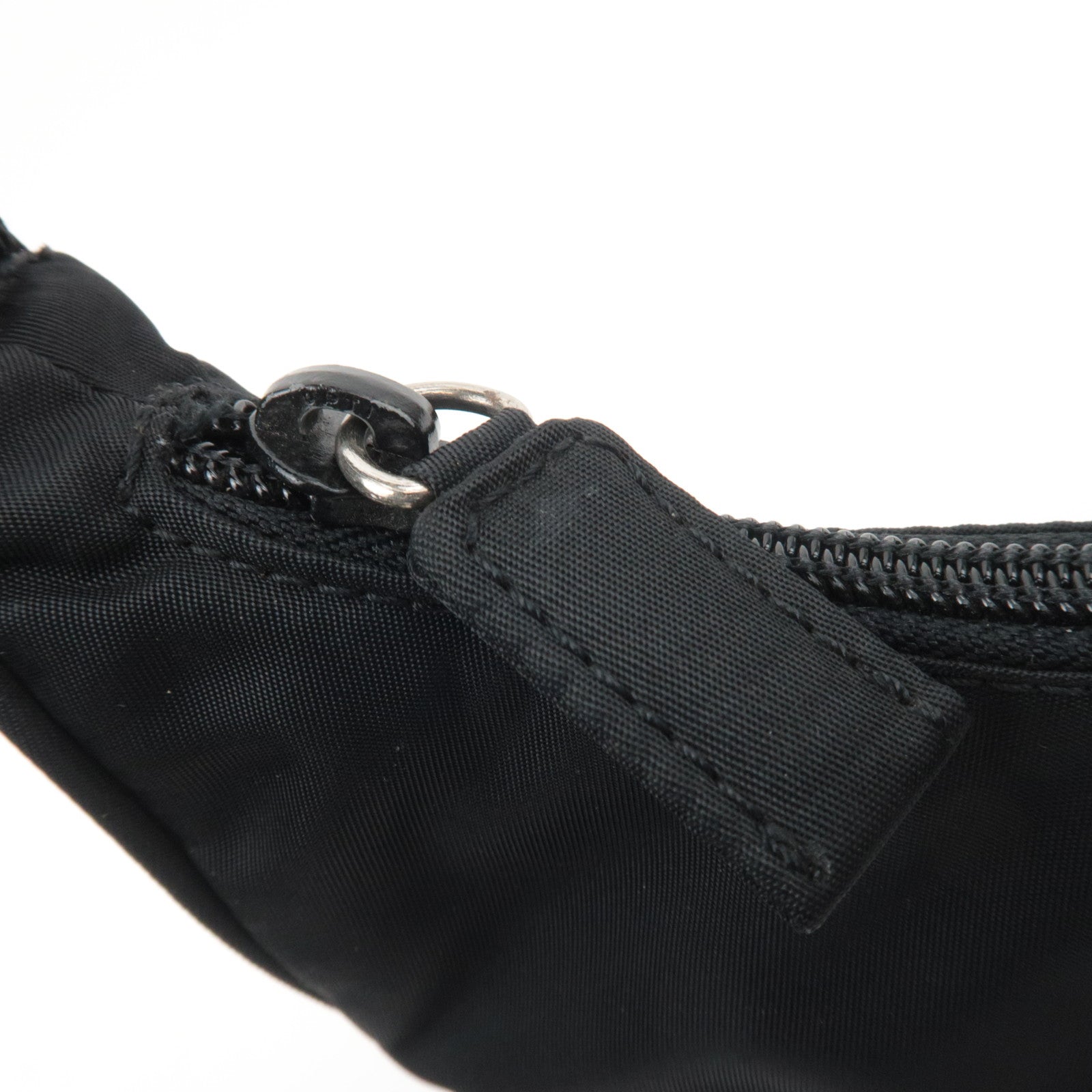 PRADA Nylon Small Handbag Black