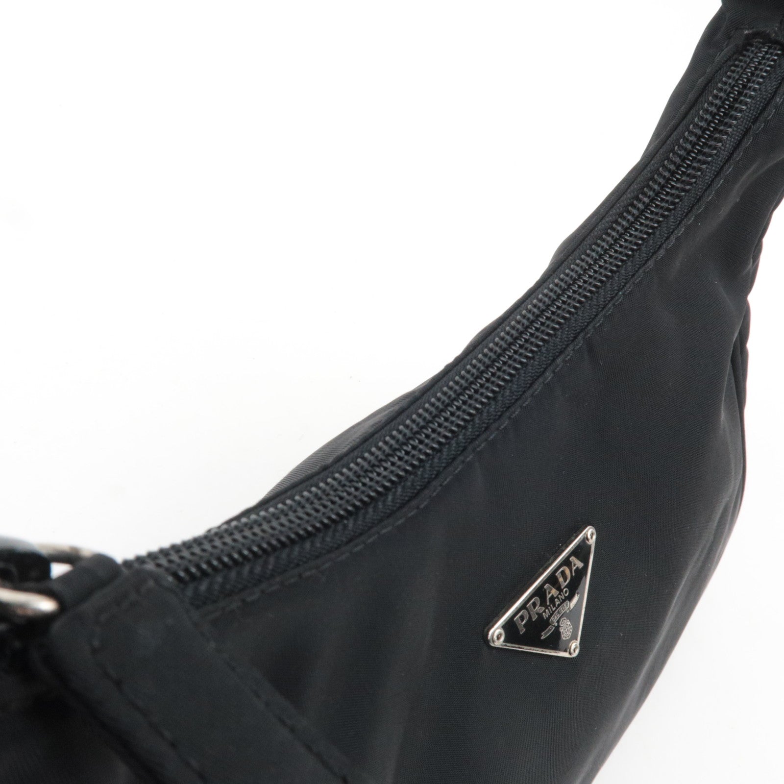 PRADA Nylon Small Handbag Black