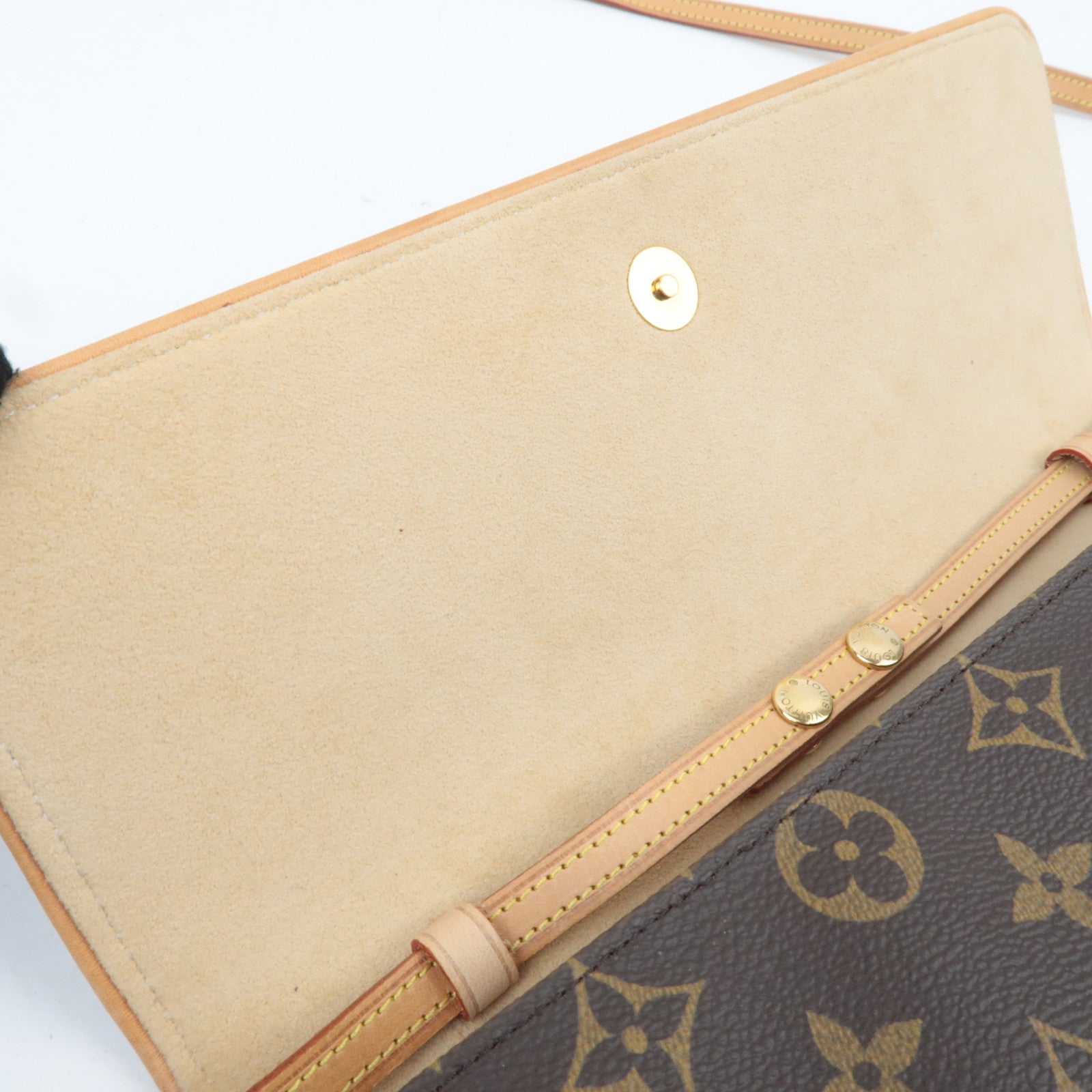 Louis Vuitton Monogram Pochette Twin GM M51852